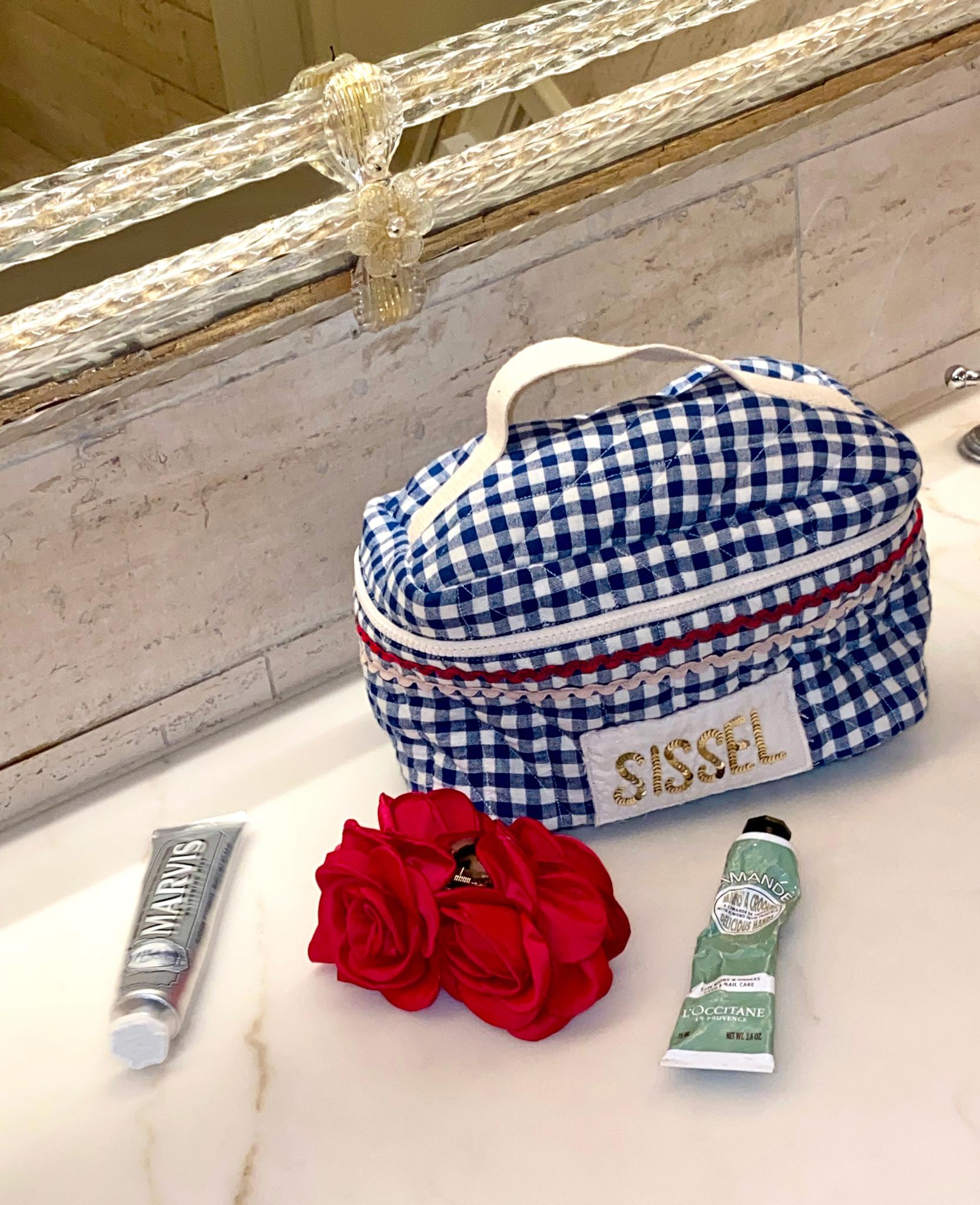 SISSEL EDELBO Bucket Bag – Blue Checks Sissel - edelbo