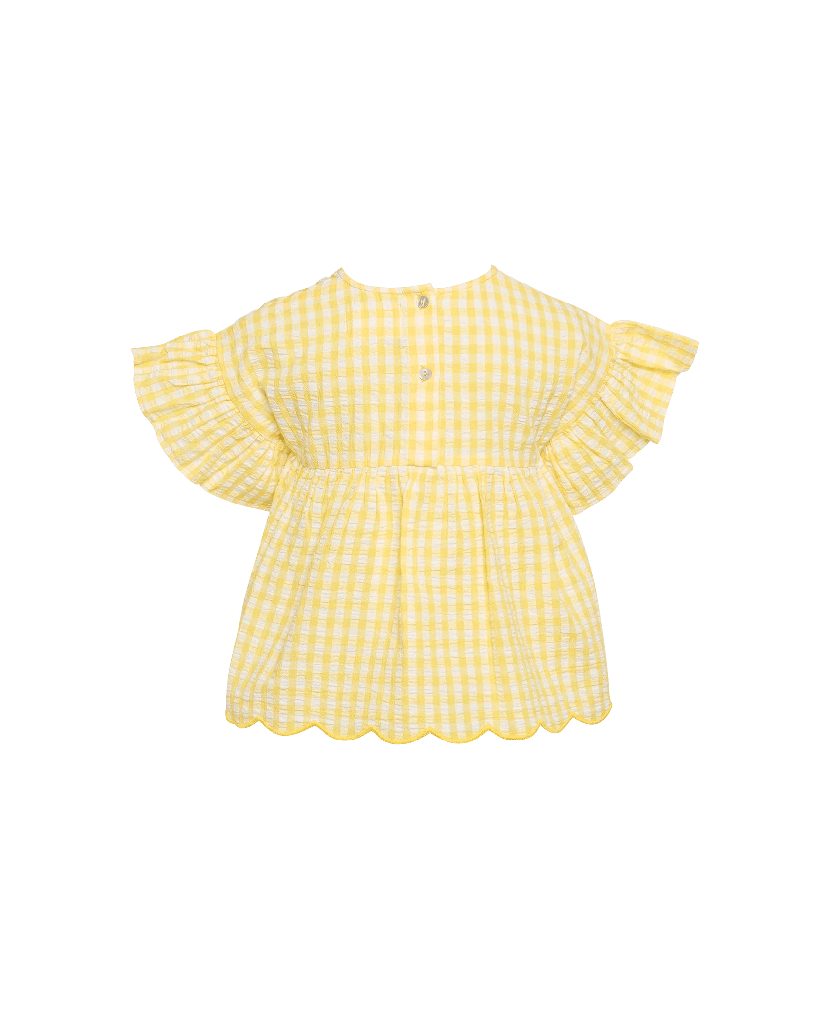 SISSEL EDELBO Charlene MINI Top - Yellow Checks Sissel - edelbo