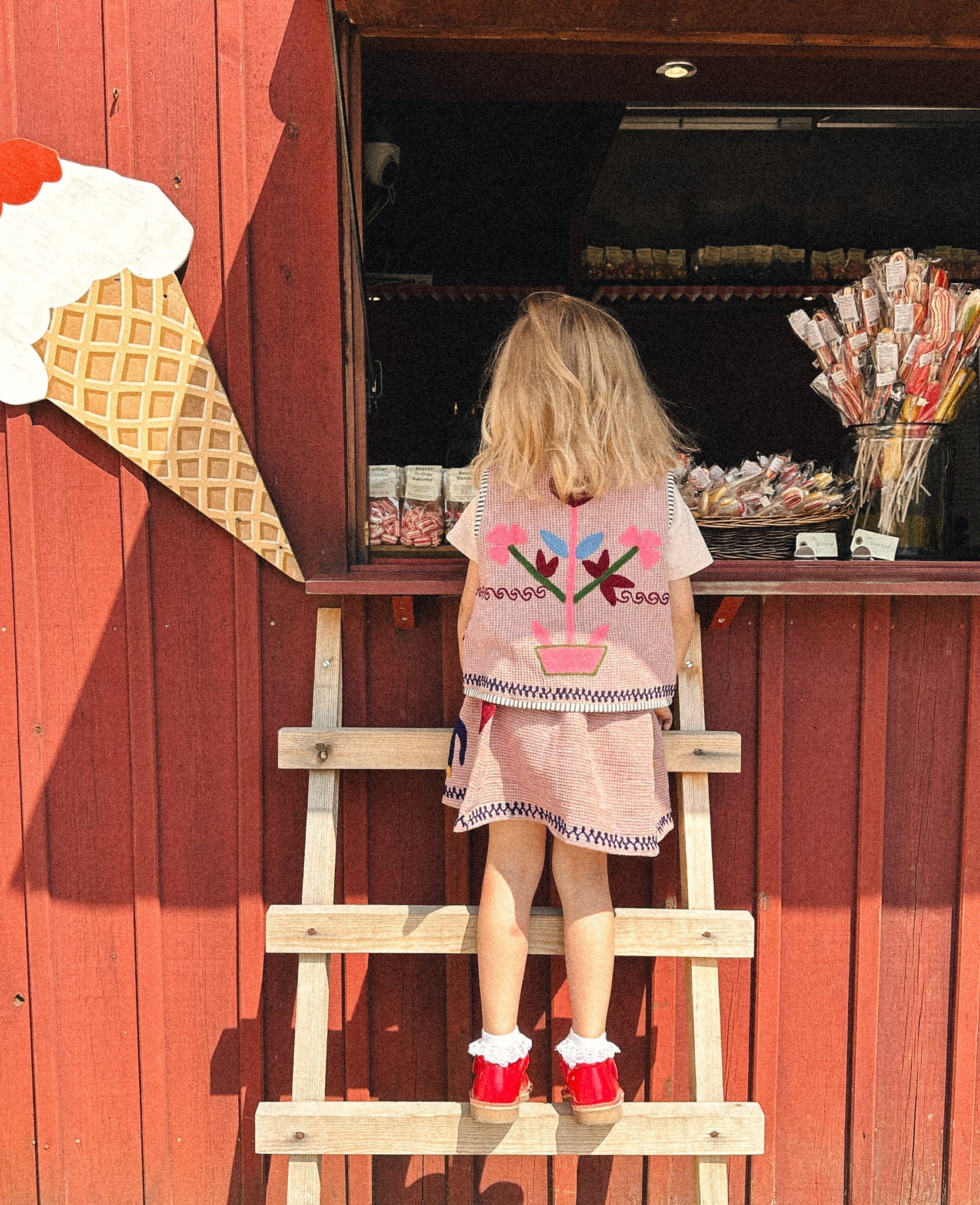 SISSEL EDELBO Clio MINI Vest - Hazel Waffle Sissel - edelbo