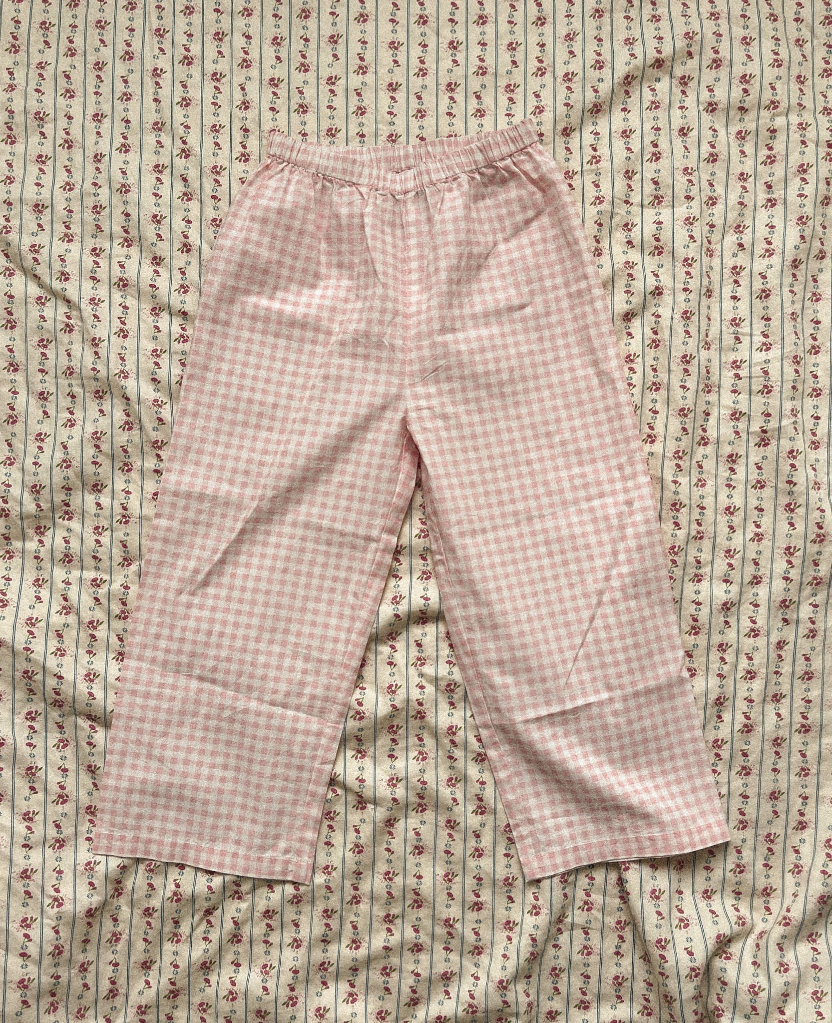 SISSEL EDELBO Oda MINI Pants - Pink Checks Sissel - edelbo