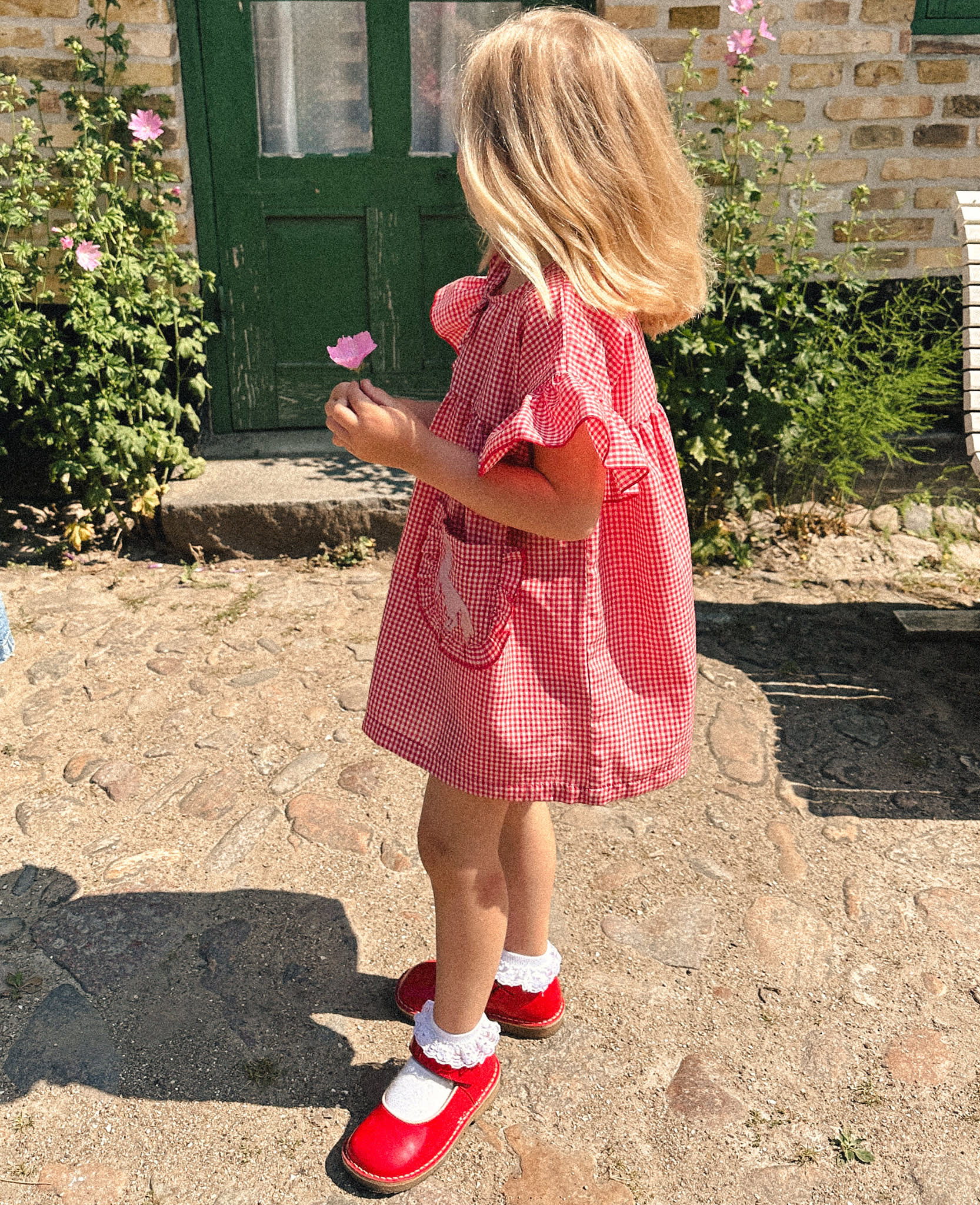 SISSEL EDELBO Ohio MINI Dress – Red & White Gingham | Sustainable Kids Clothing Sissel - edelbo