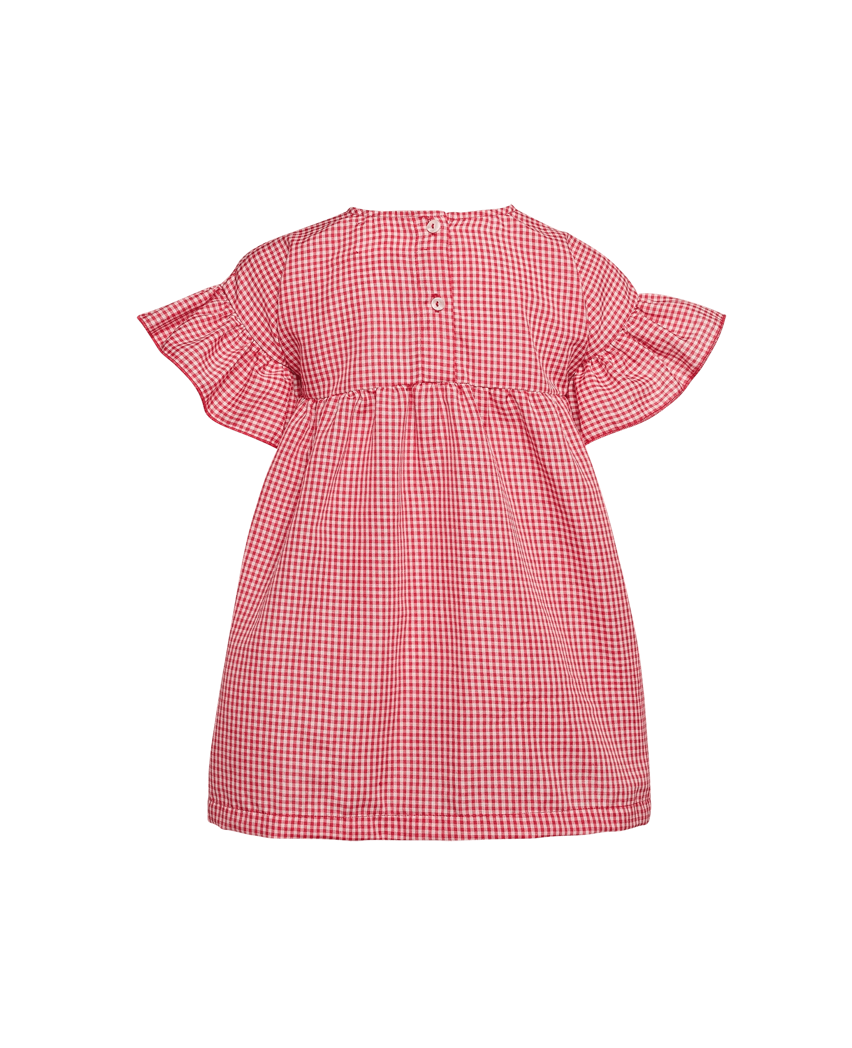 SISSEL EDELBO Ohio MINI Dress – Red & White Gingham | Sustainable Kids Clothing Sissel - edelbo