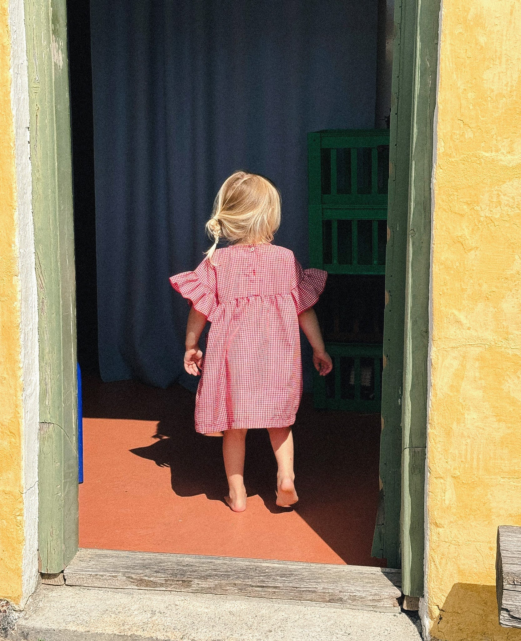 SISSEL EDELBO Ohio MINI Dress – Red & White Gingham | Sustainable Kids Clothing Sissel - edelbo