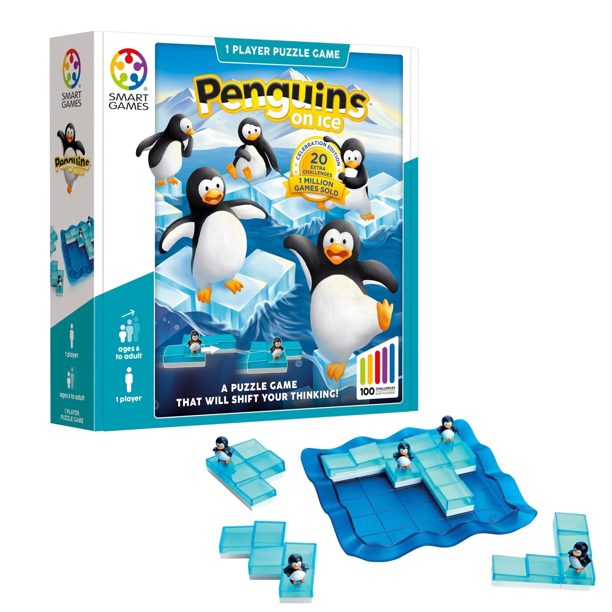 SmartGames Penguins on Ice 3D Puzzle Game SmartGames