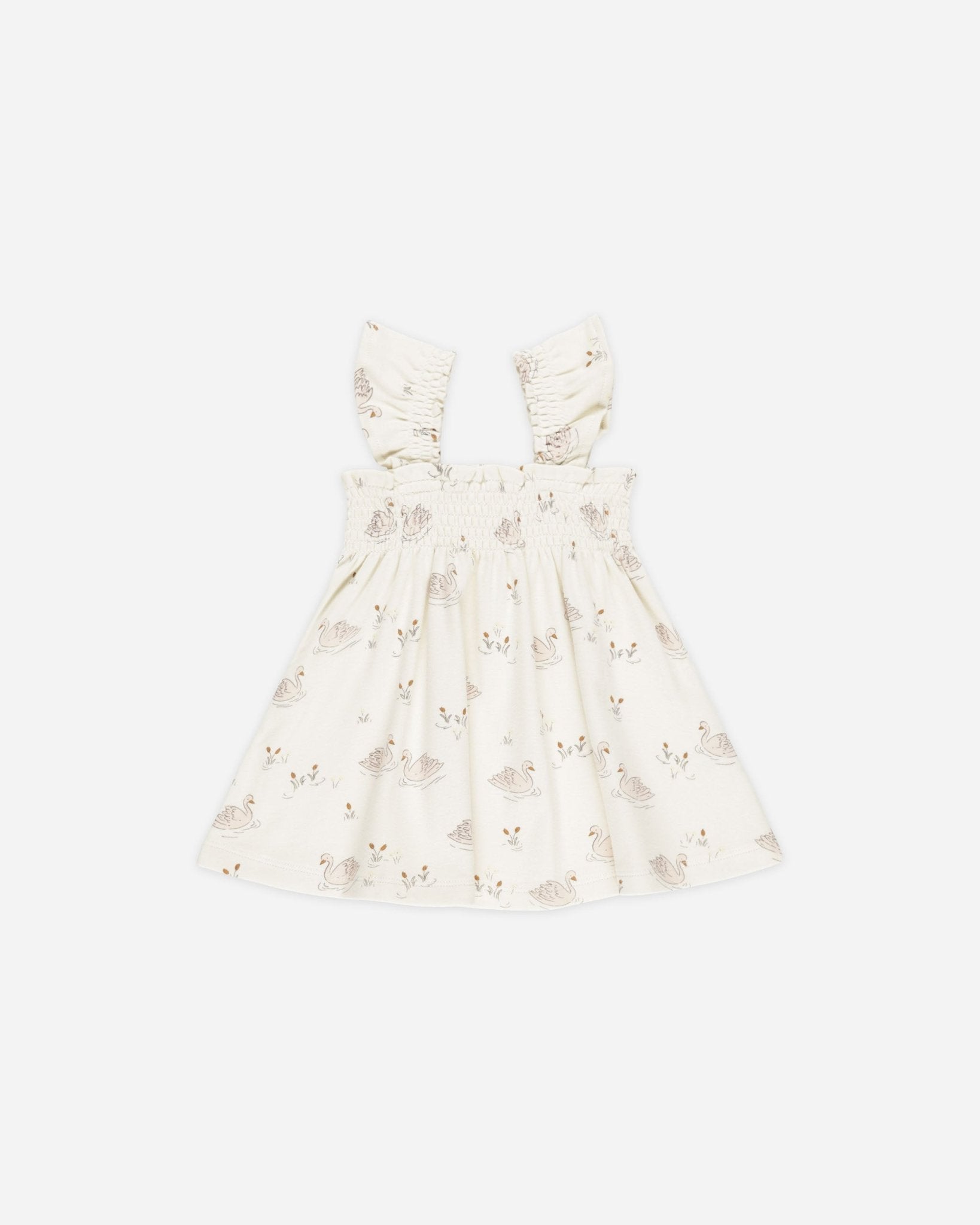 Smocked Jersey Dress || Swans Quincy Mae