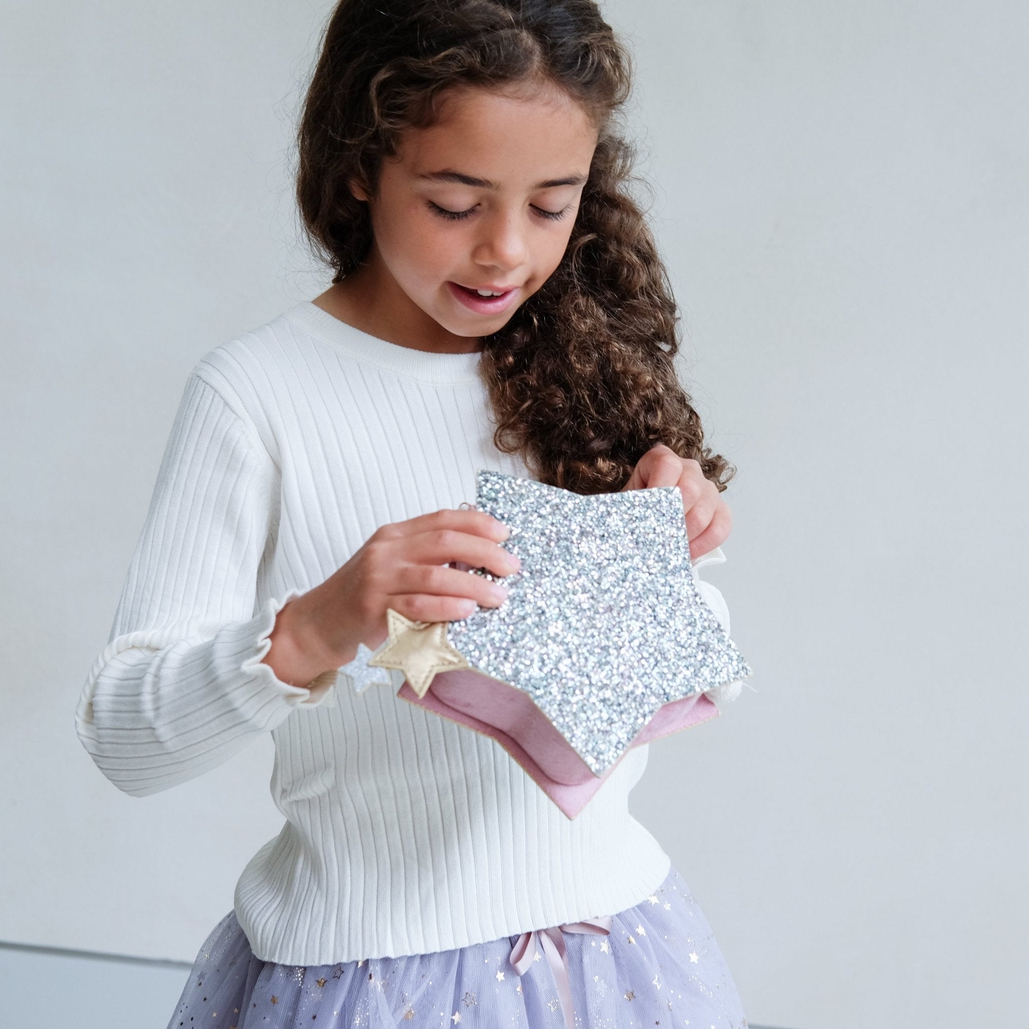 Sparkly glitter star bag Mimi & Lula