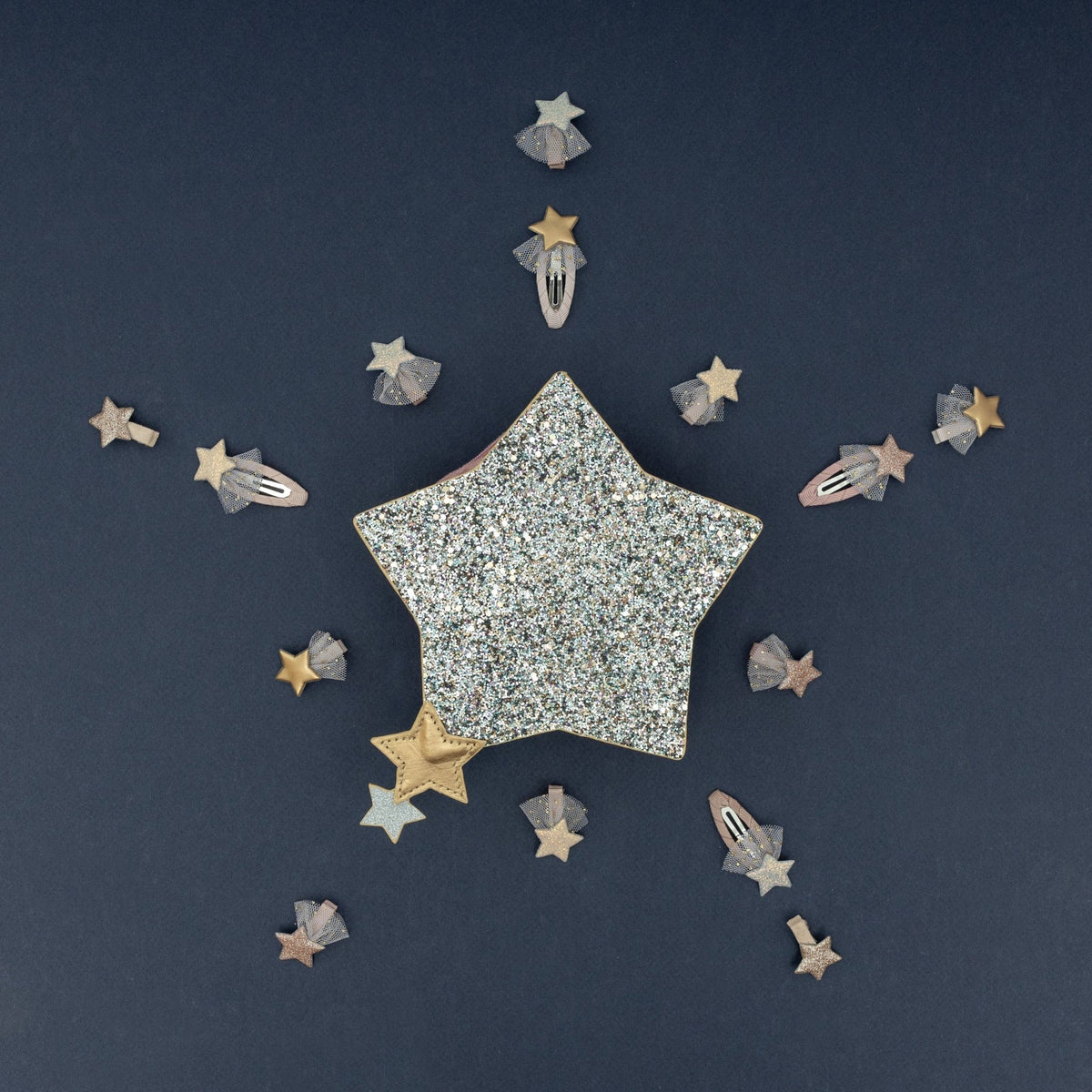 Sparkly glitter star bag Mimi & Lula