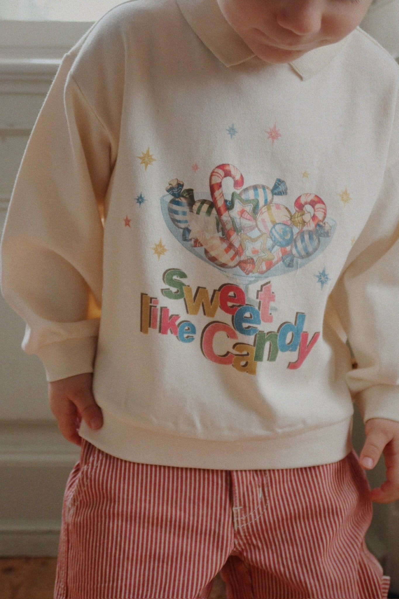 SPOTTY POLO - antique white Konges Sløjd New Collection