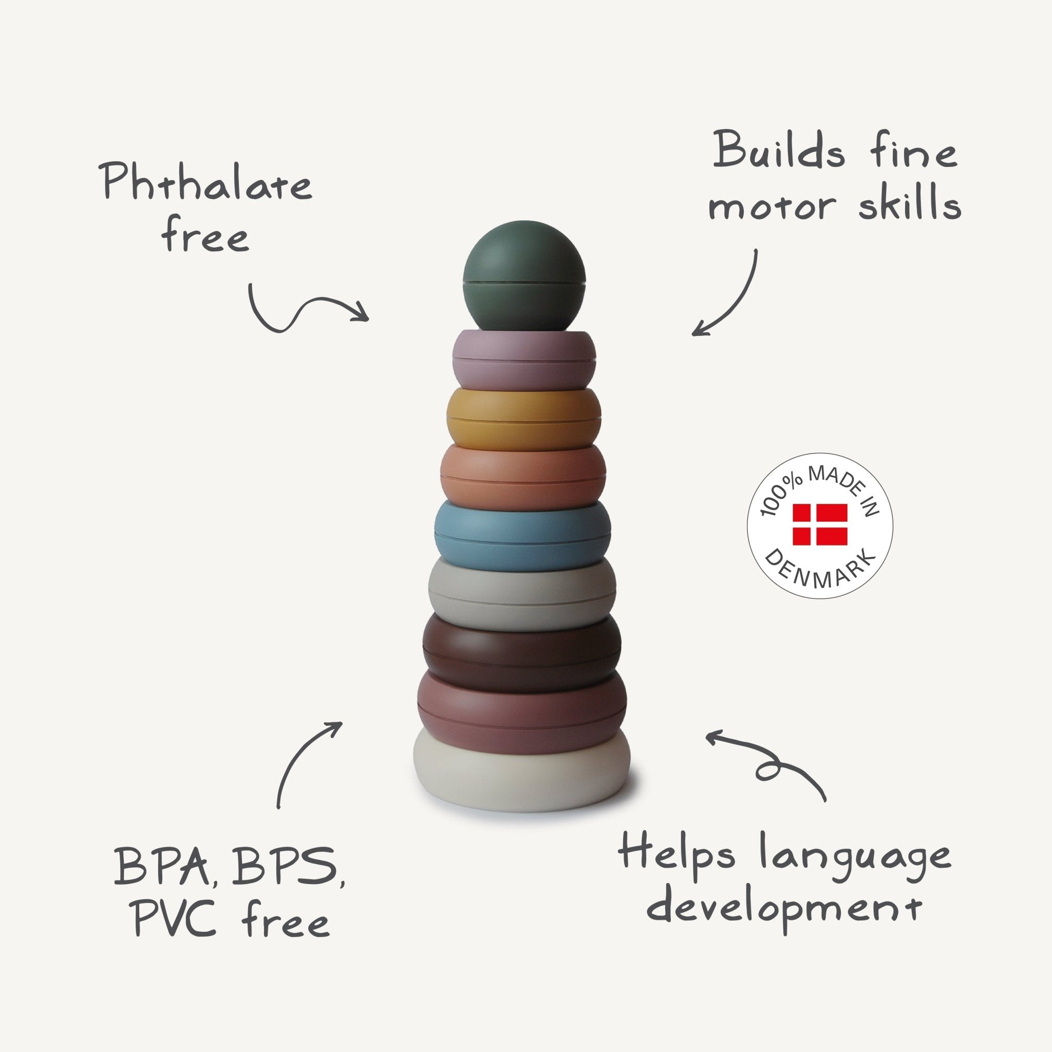 Stacking Rings Toy mushie