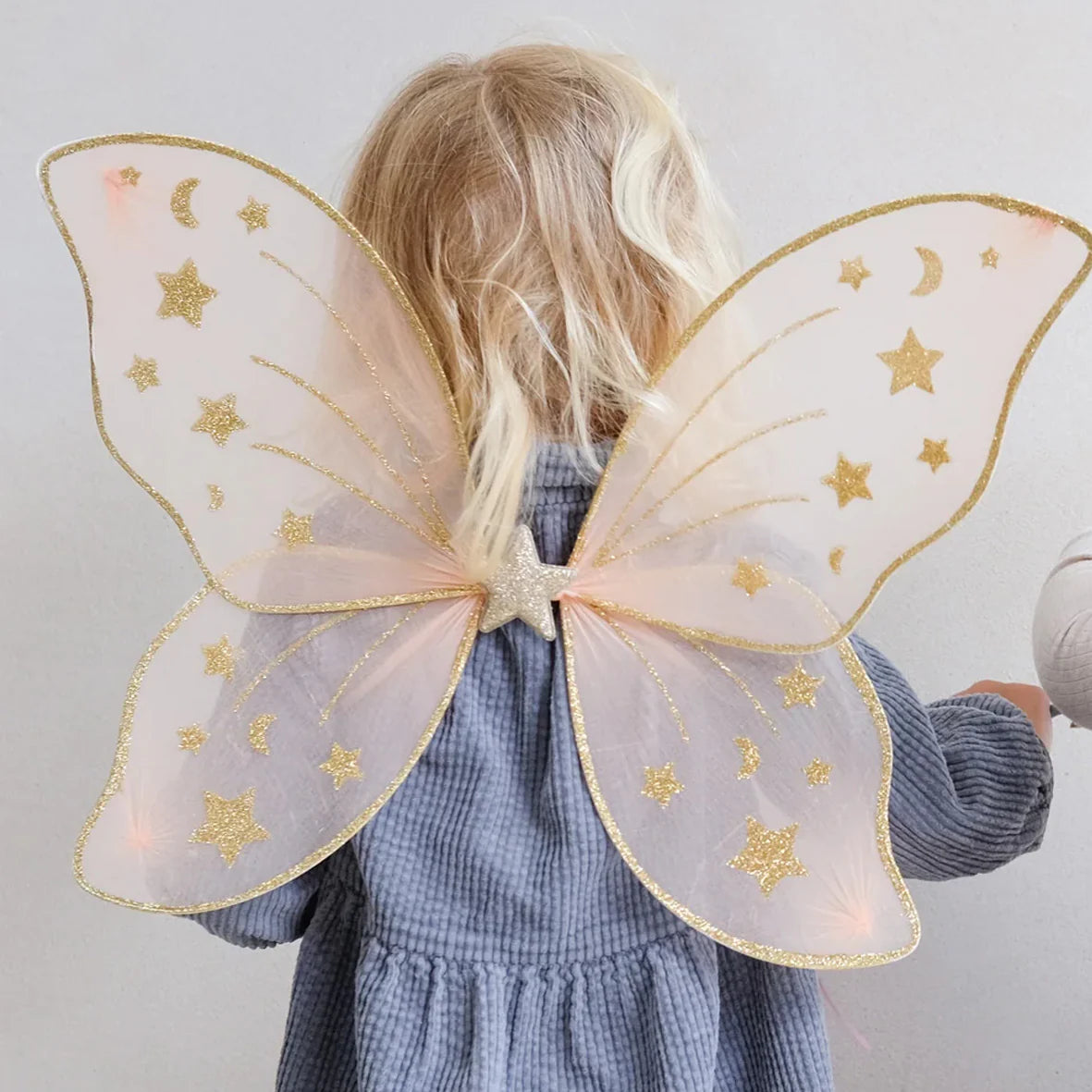 Mimi & Lula Pink Starry Night Fairy Wings