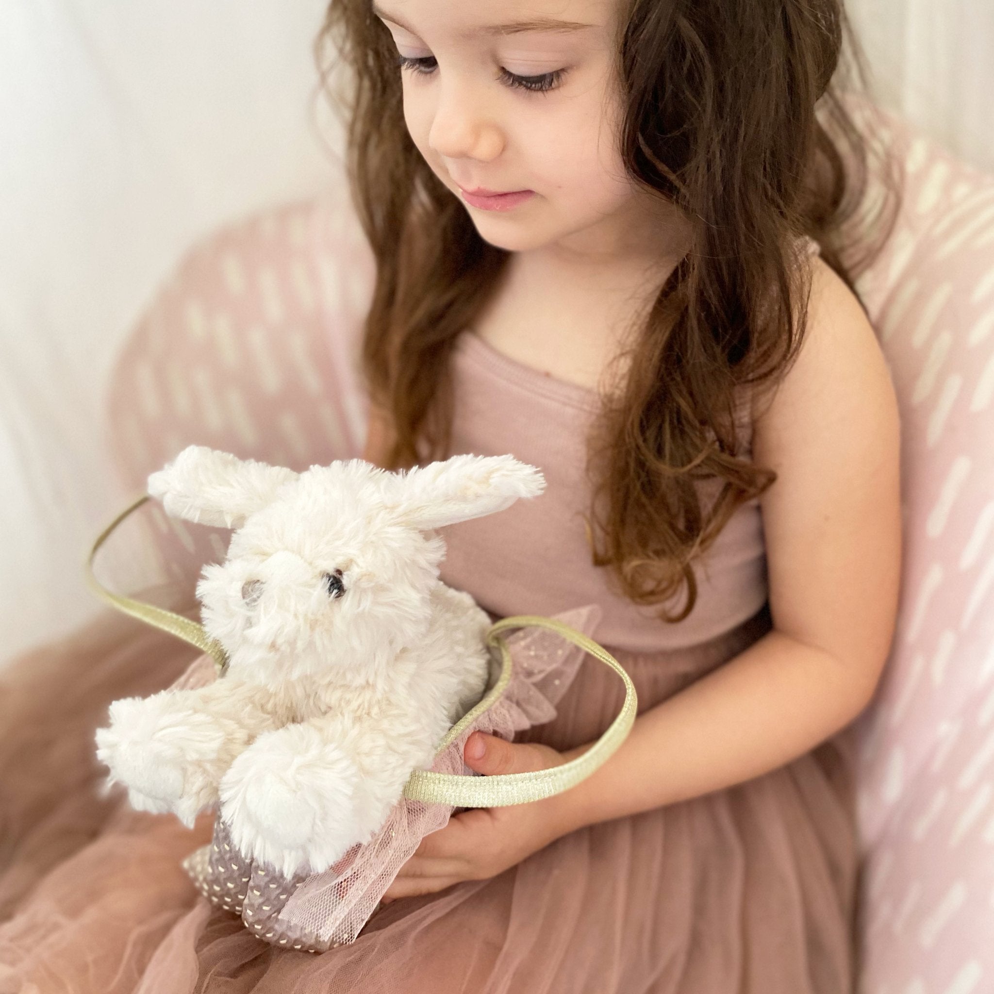 Sugar Maltese Puppy Plush Toy and Purse Set MON AMI