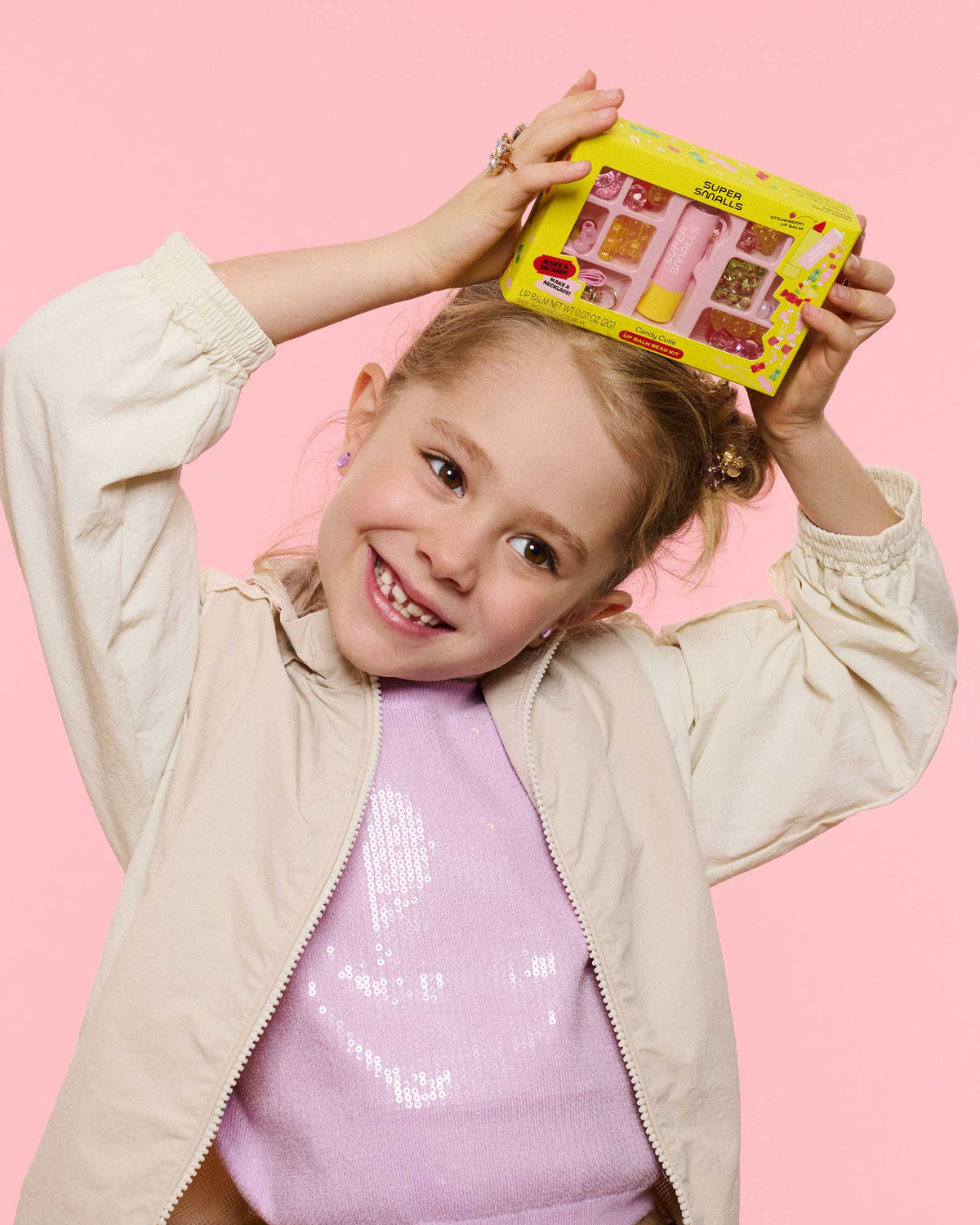 Super Smalls Candy Cutie lip balm bead kit for kids