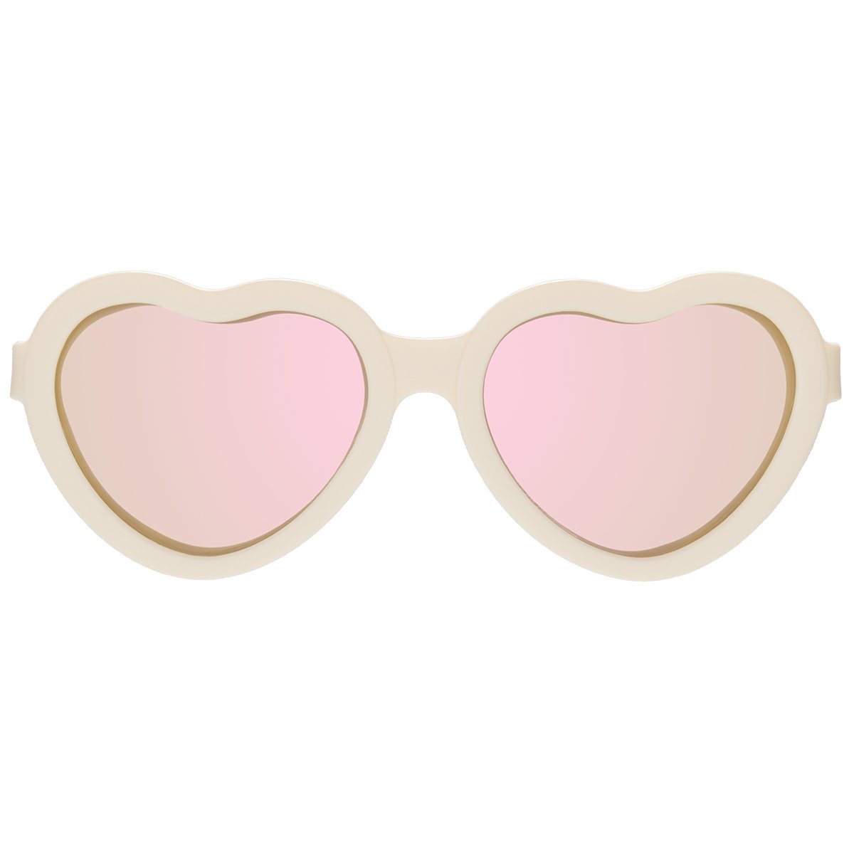 Babiators Sweet Cream Heart | Rose Gold Polarized Mirrored Lenses Babiators