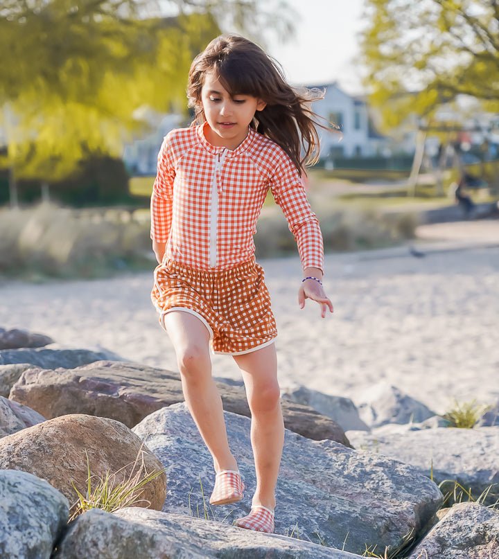 Swim Shoes - Sienna Gingham GRECH & CO.