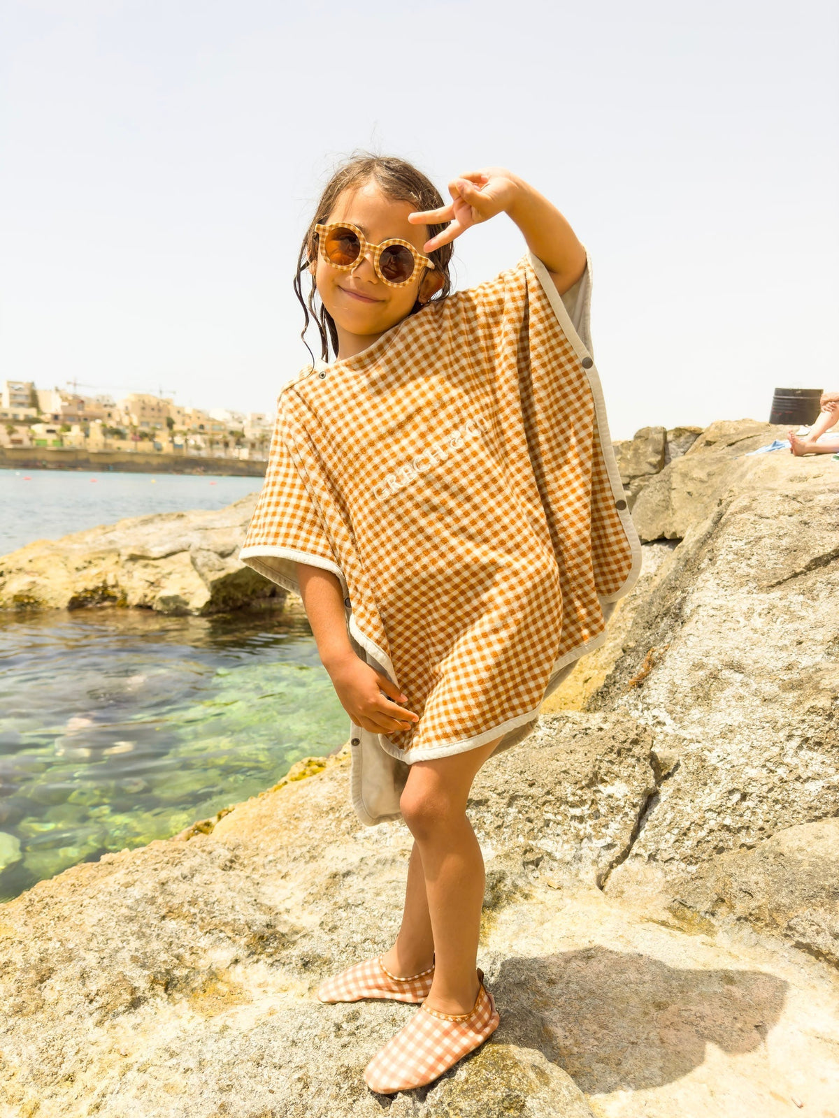 Swim Shoes - Sienna Gingham GRECH & CO.