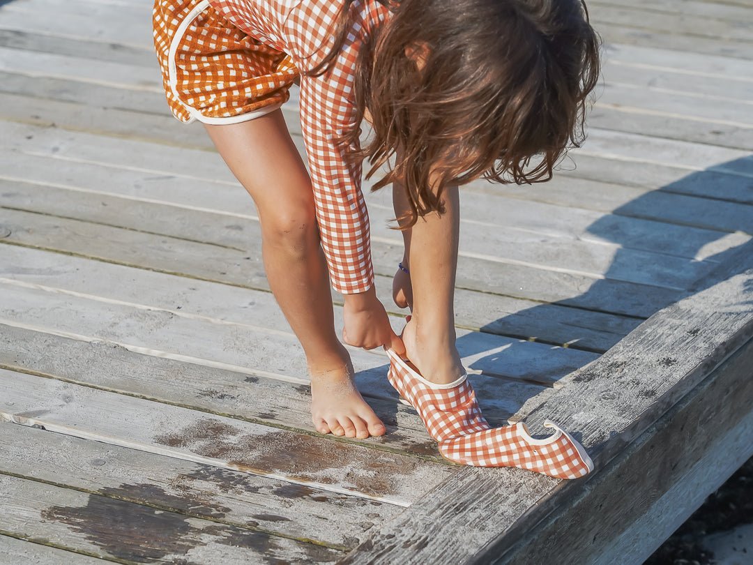 Swim Shoes - Sienna Gingham GRECH & CO.