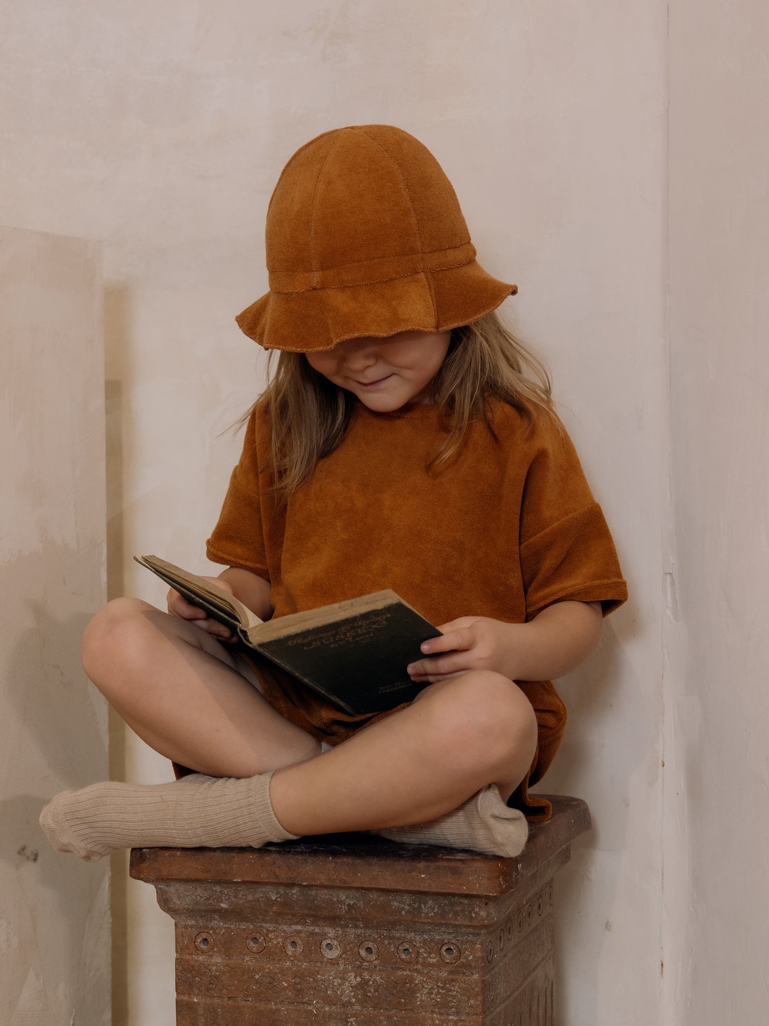 Organic Zoo Terracotta Terry Sun Hat Organic Zoo