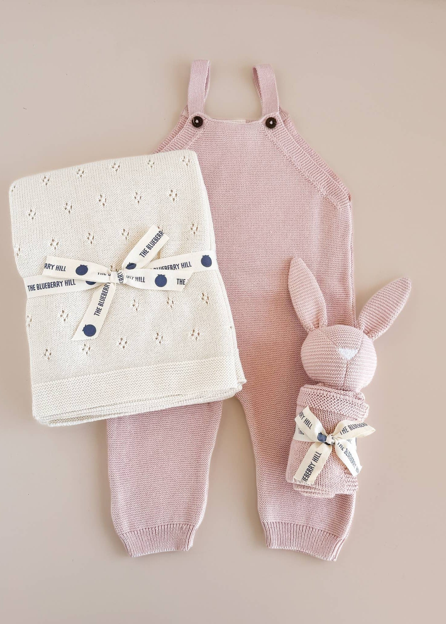 The Blueberry Hill - Heirloom Pique Blanket Cream Organic Cotton Baby Gift Summer The Blueberry Hill