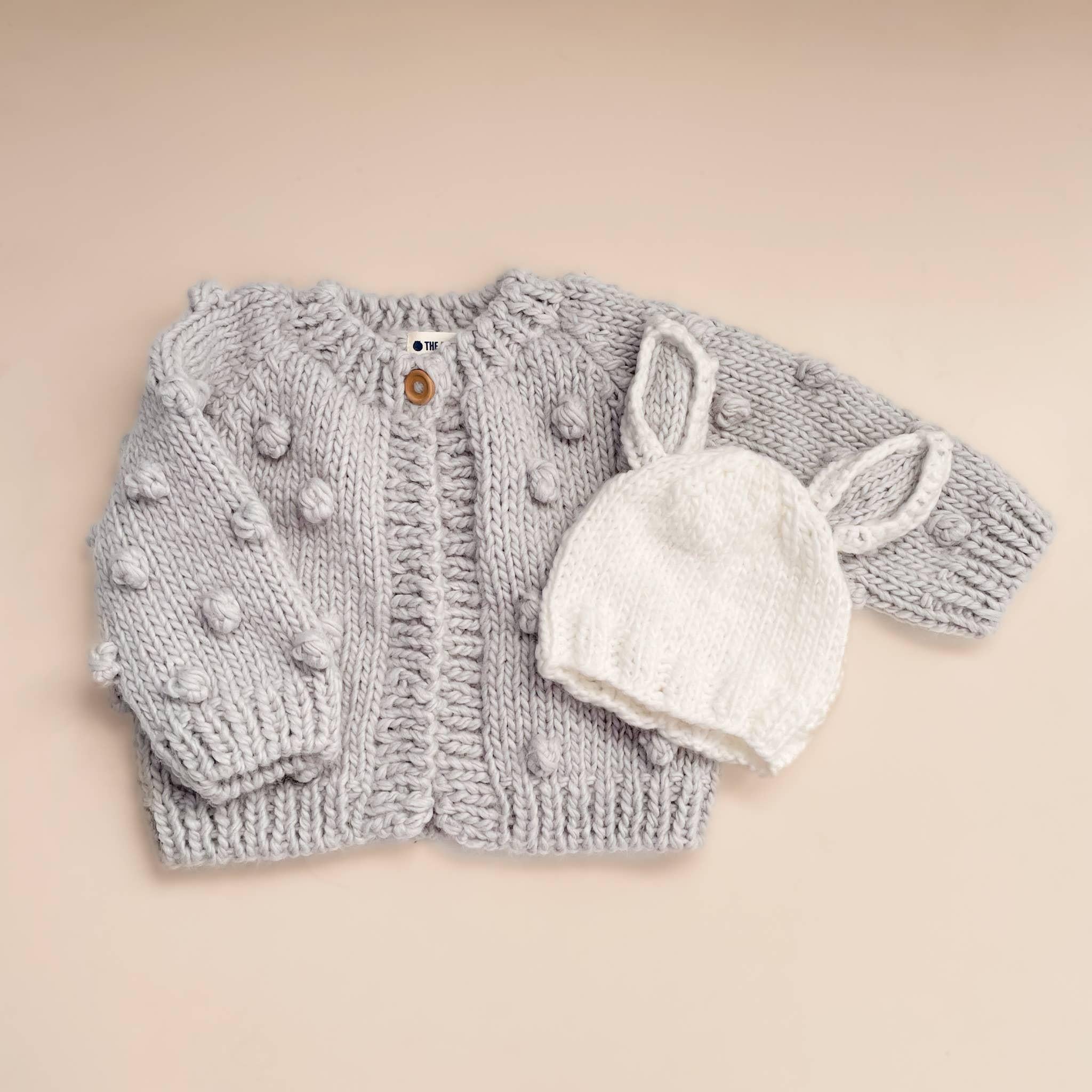 The Blueberry Hill - Popcorn Cardigan, Bowie Grey | Baby Sweater Kids Clothing: 12 - 24 mths The Blueberry Hill