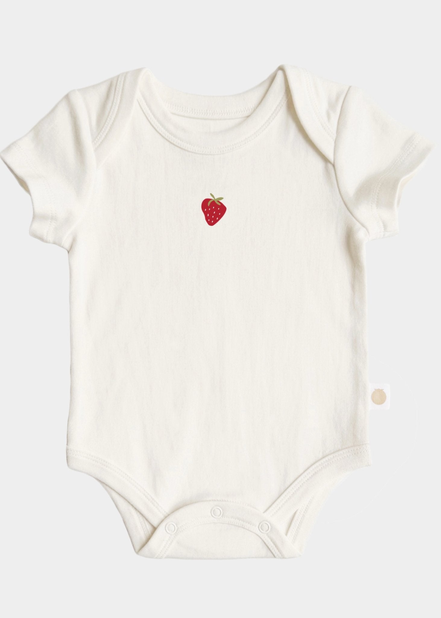 The Blueberry Hill - Strawberry Onesie Baby Bodysuit Organic Graphic Tee Gift (0 - 6month) The Blueberry Hill
