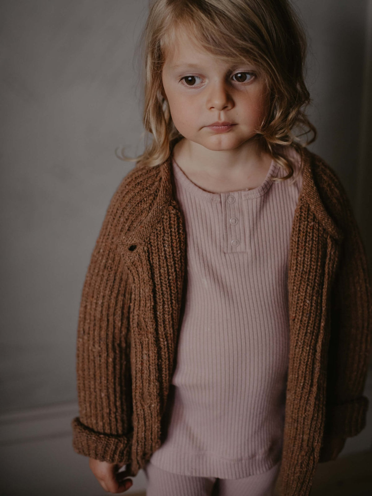The Simple Folk The Ribbed Top - Antique Rose The Simple Folk