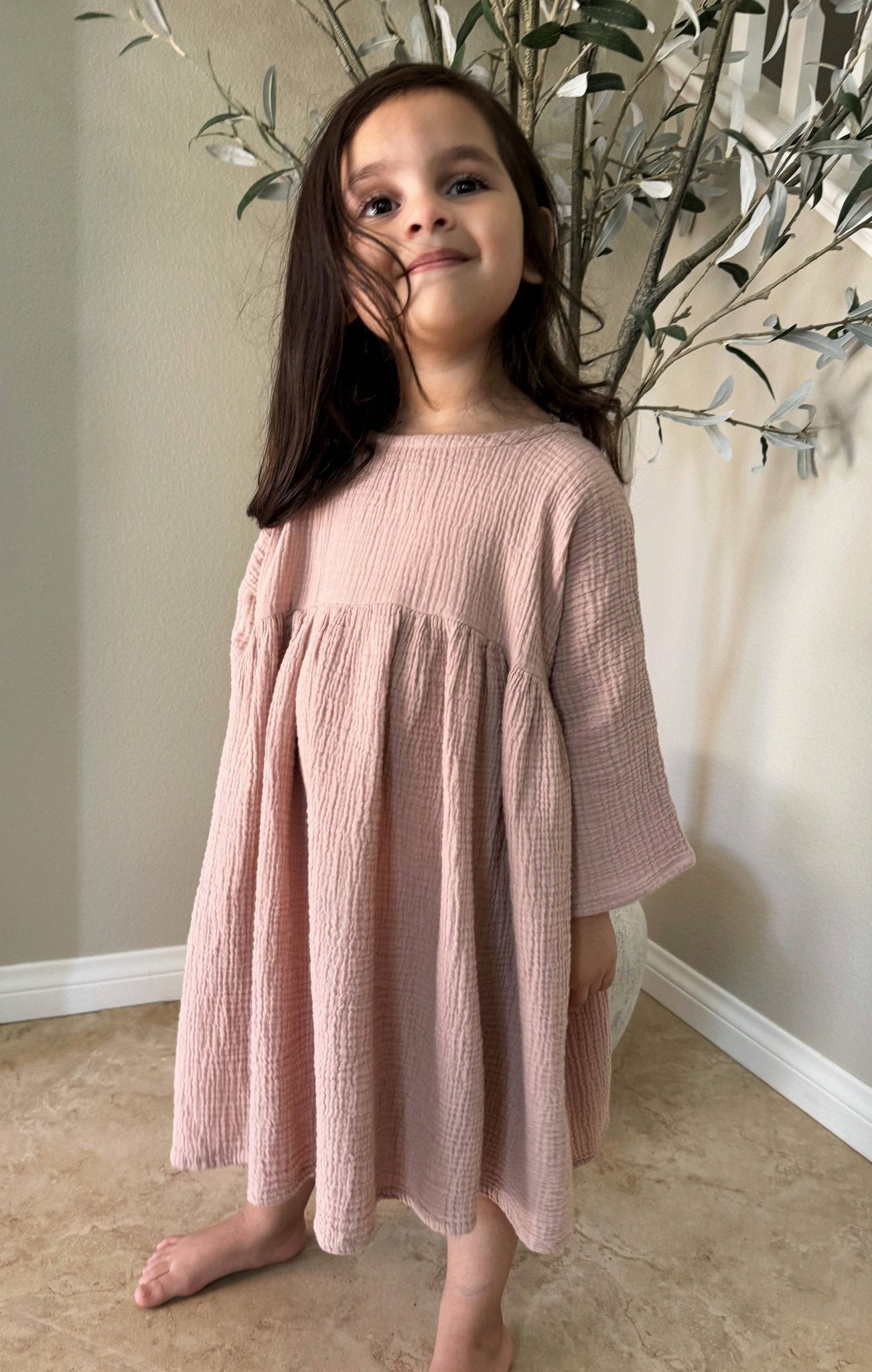 The Simple Folk - The Muslin Dress: Antique rose The Simple Folk