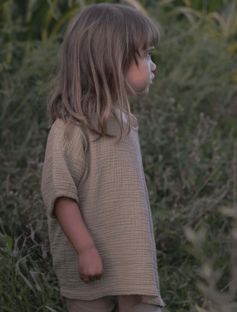 The Simple Folk The Muslin Short - Sage The Simple Folk