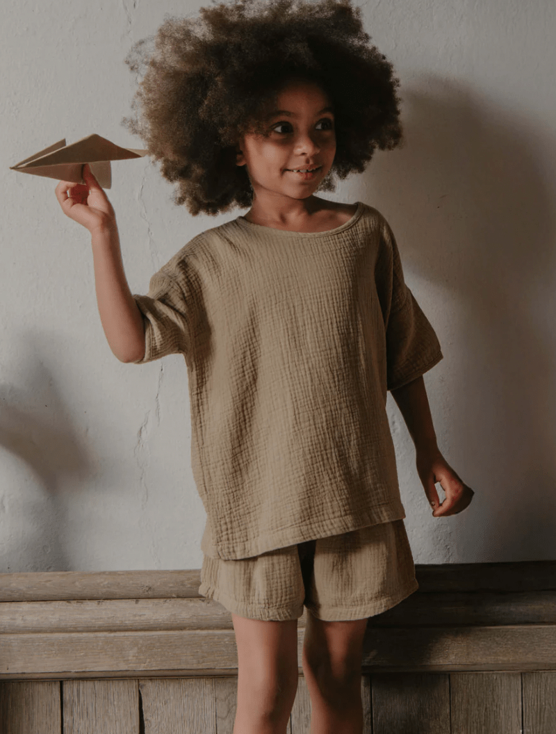 The Simple Folk The Muslin Top - Sage The Simple Folk