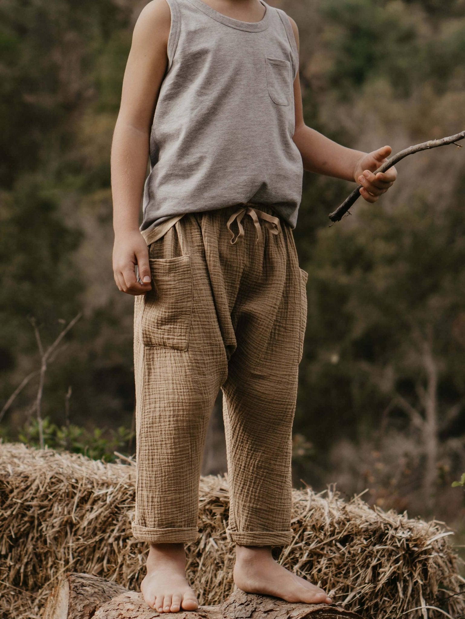 The Simple Folk - The Muslin Trouser: Camel The Simple Folk