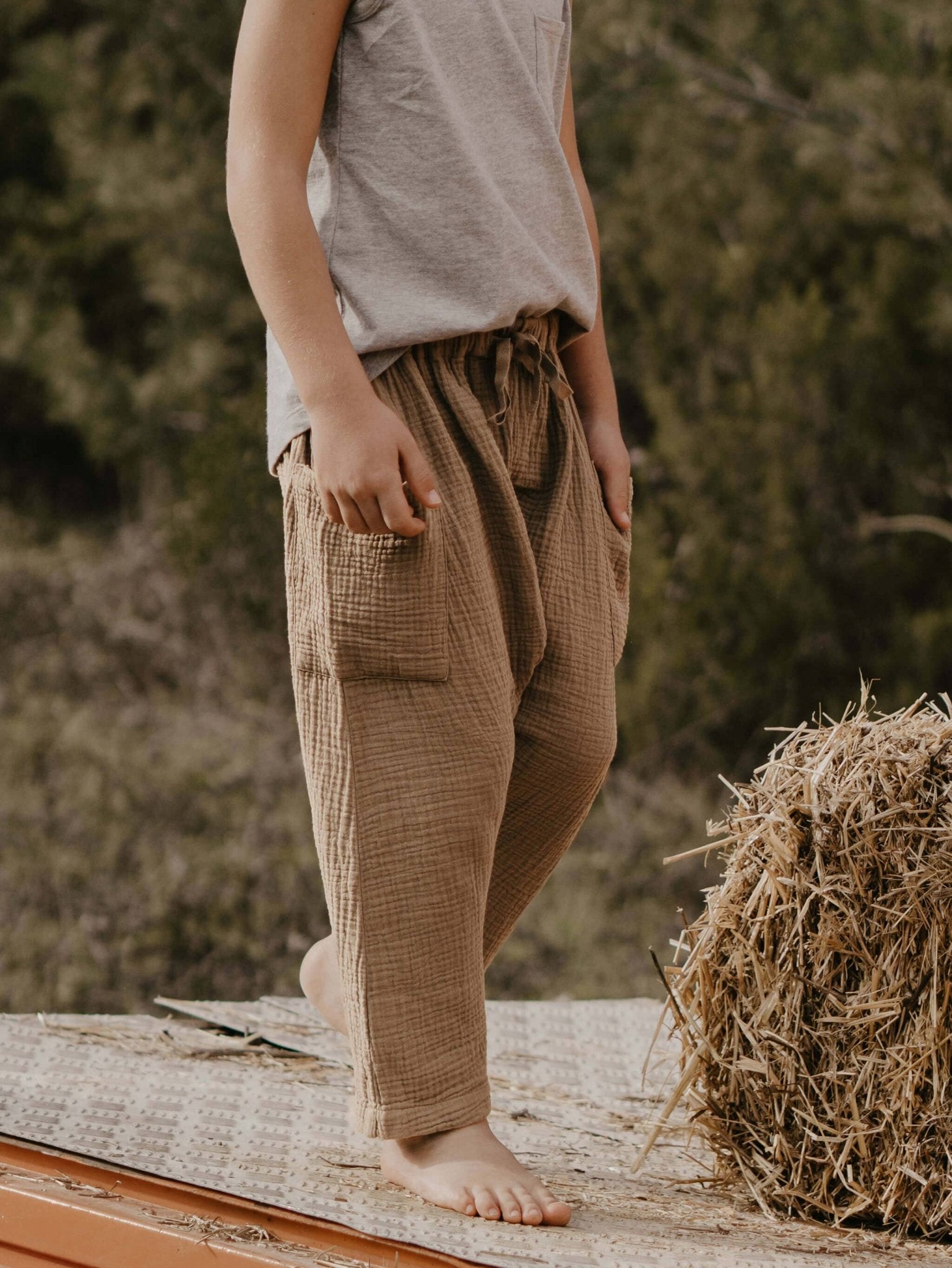 The Simple Folk - The Muslin Trouser: Camel The Simple Folk