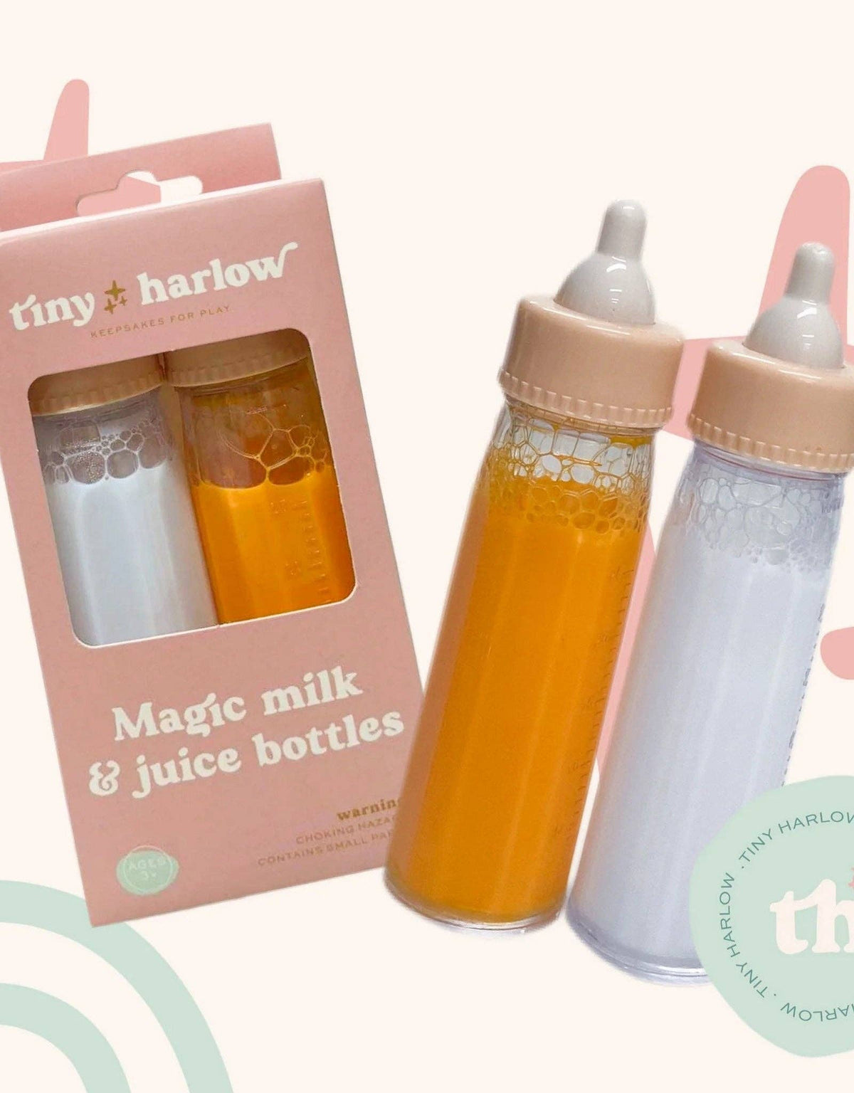 Tiny Harlow - North America - Bottled milk and juice set - Tiny Harlow Tiny Harlow