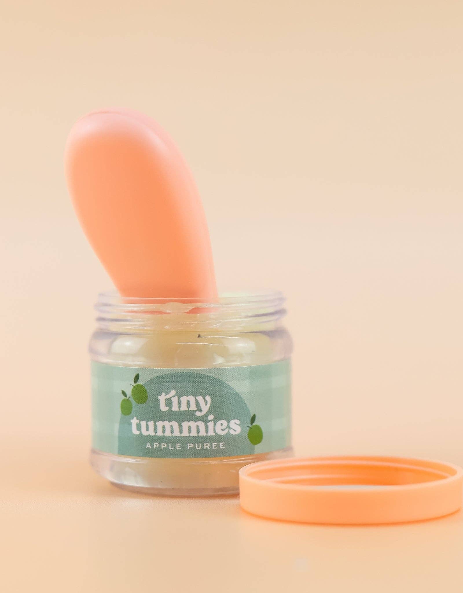 Tiny Harlow - North America - Tiny Tummies - Apple jelly food - Jar and spoon - Tiny Harlow Tiny Harlow