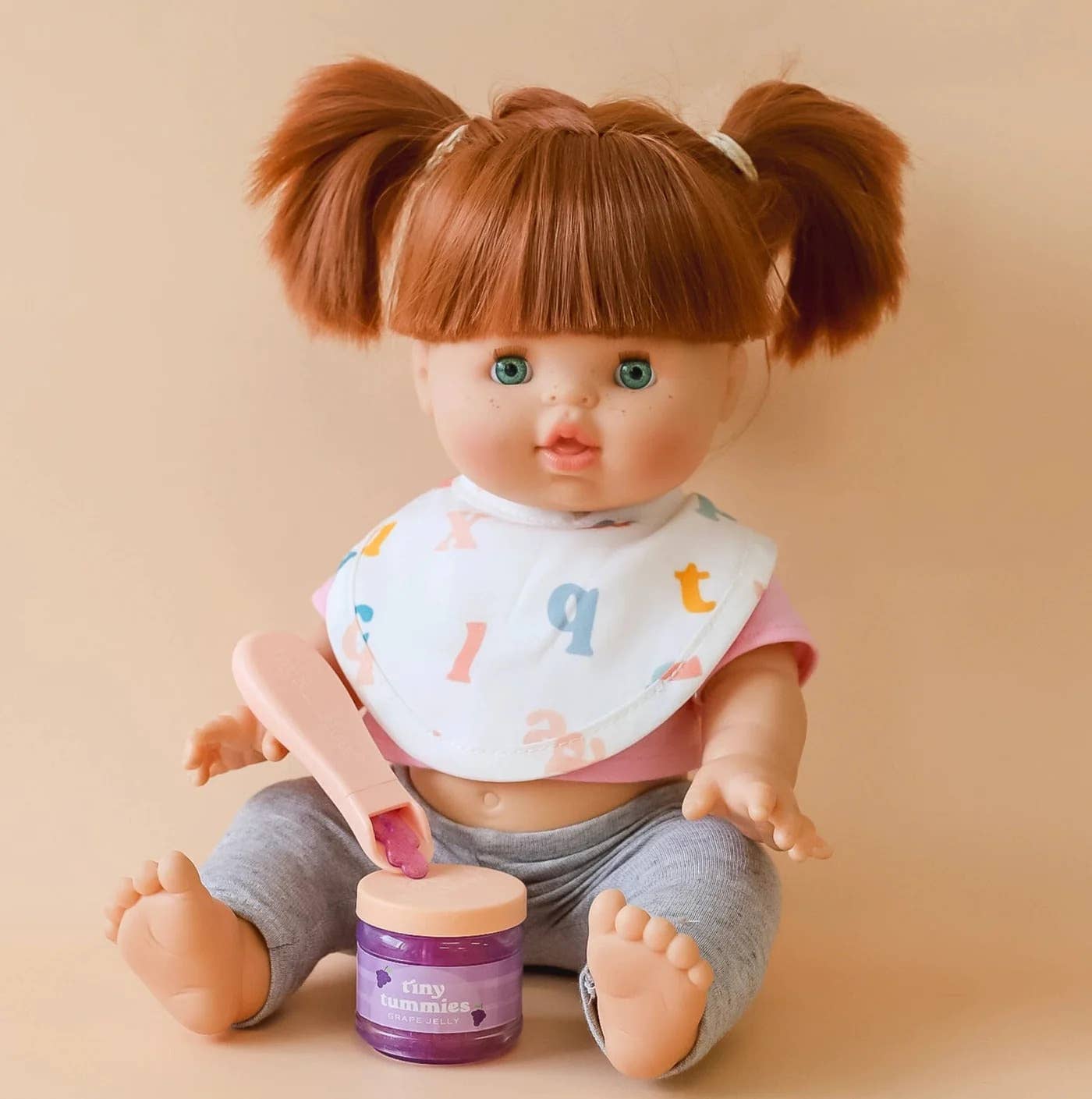 Tiny Harlow - North America - Tiny Tummies - Grape jelly food - Jar and spoon - Tiny Harlo Tiny Harlow