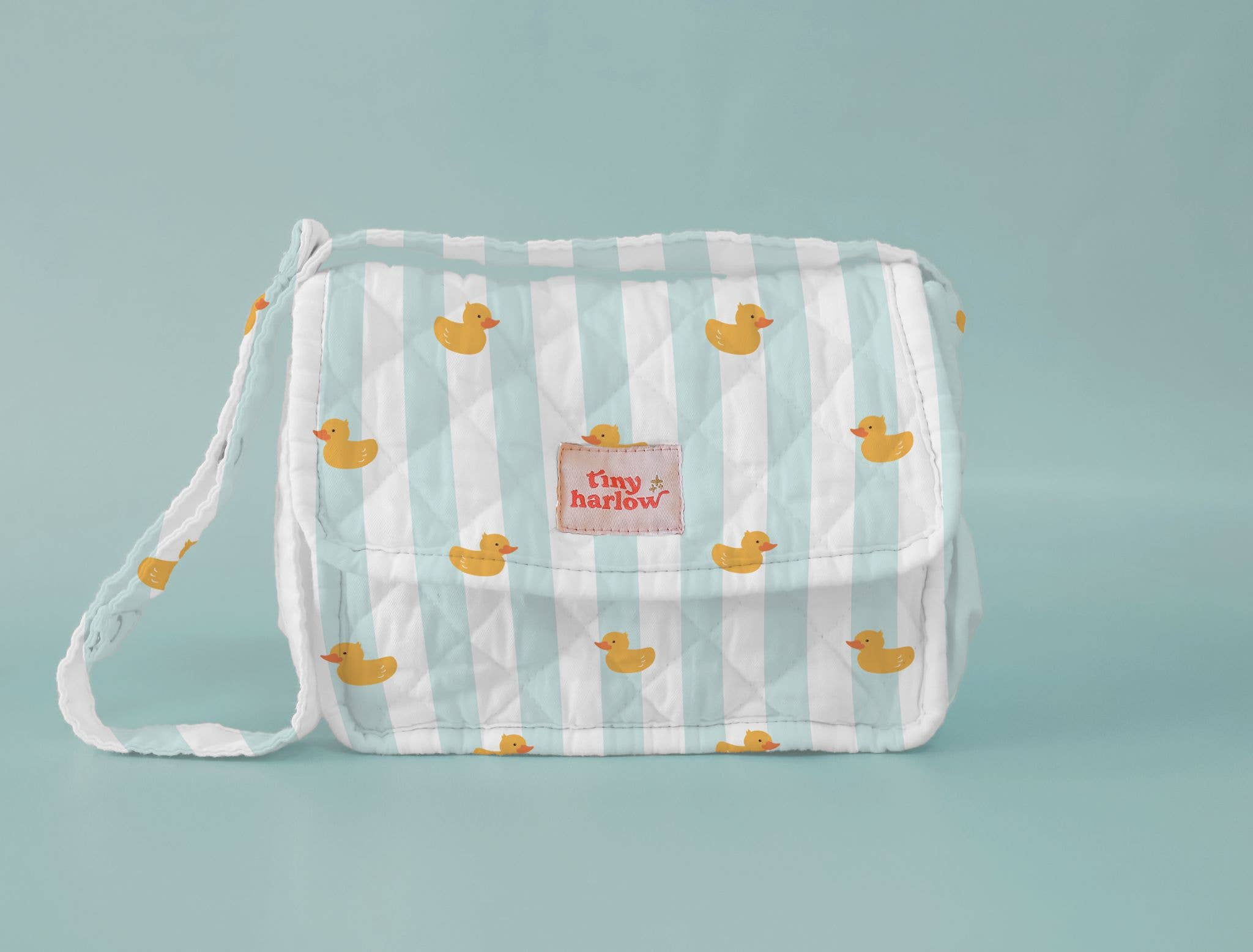 Tiny Harlow - North America - Tiny Tummies nappy bag - Blue ducky - Tiny Harlow Tiny Harlow