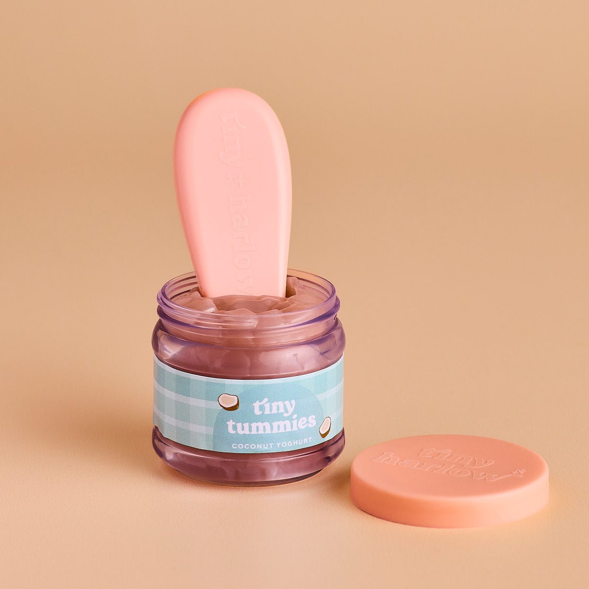 Tiny Harlow Tiny Tummies Coconut Yogurt Jar & Spoon