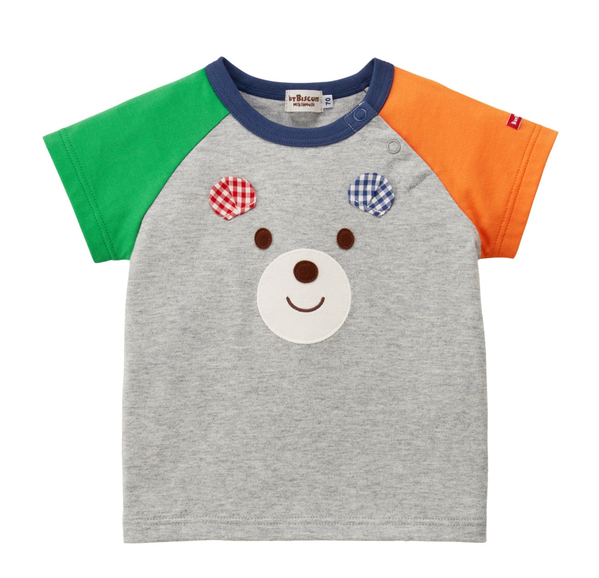 小熊耳朵Tshirt 72 - 5201 - 577 Mikihouse