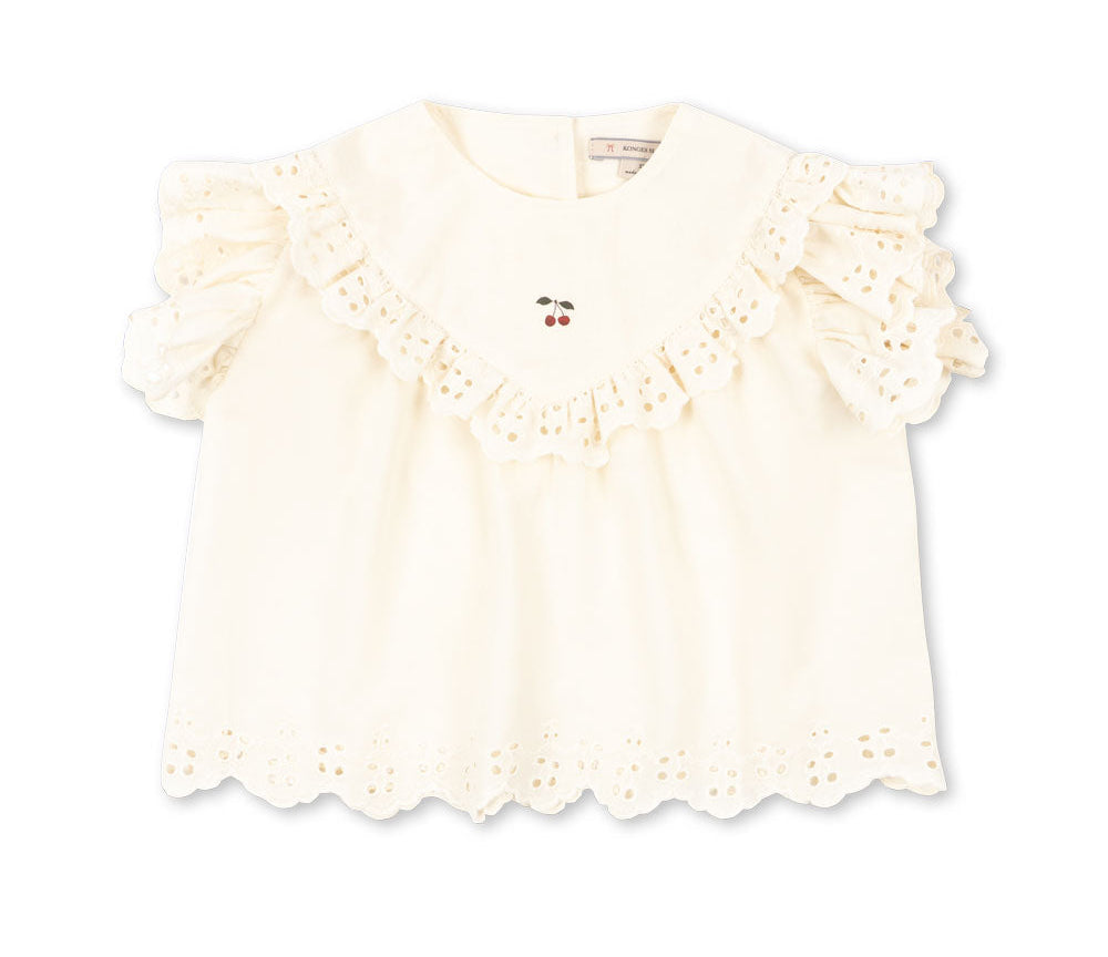 Konges Sløjd Posey Top - Antique White