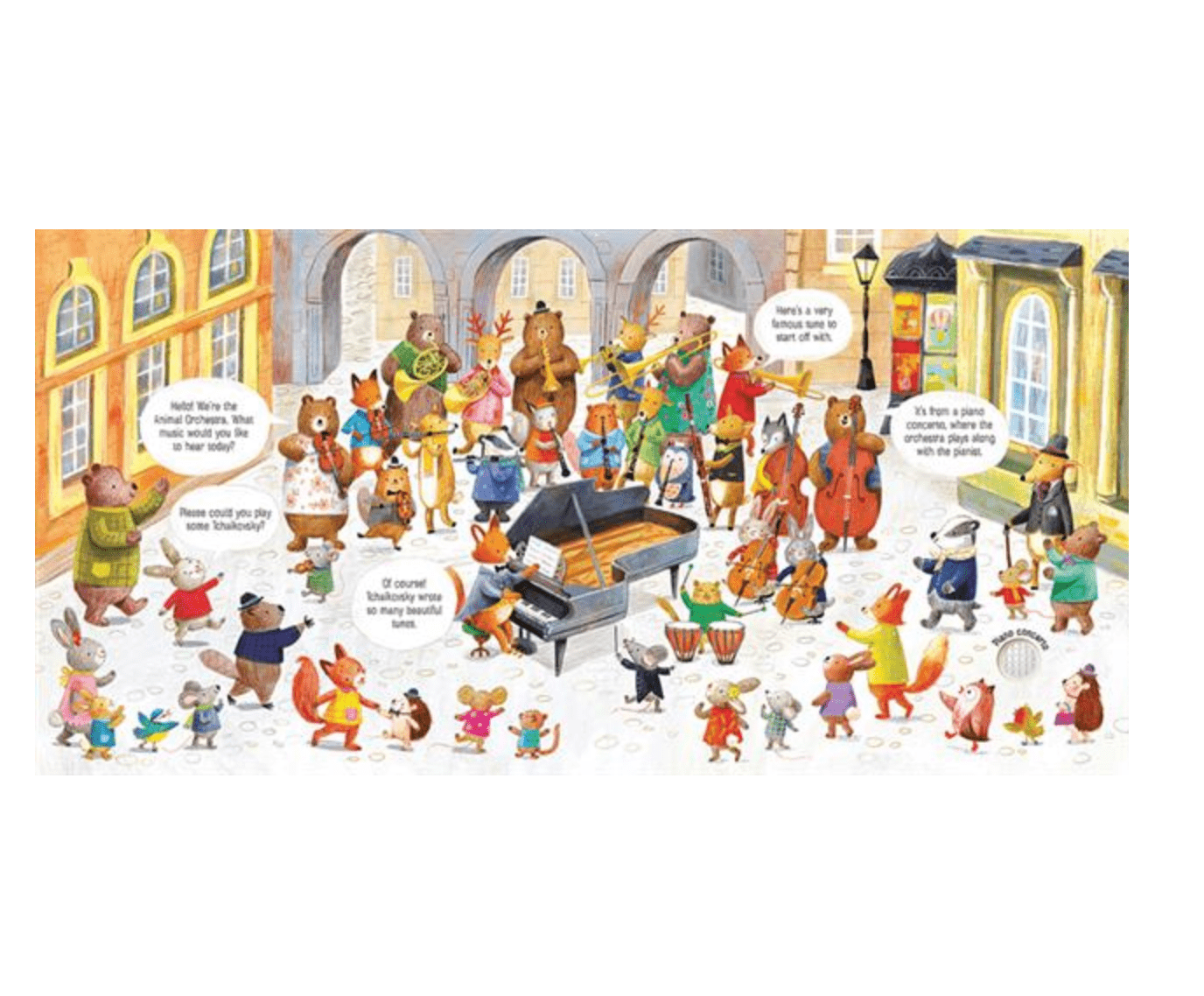 Usborne Animal Orchestra Plays Tchaikovsky, The (IR) usborne
