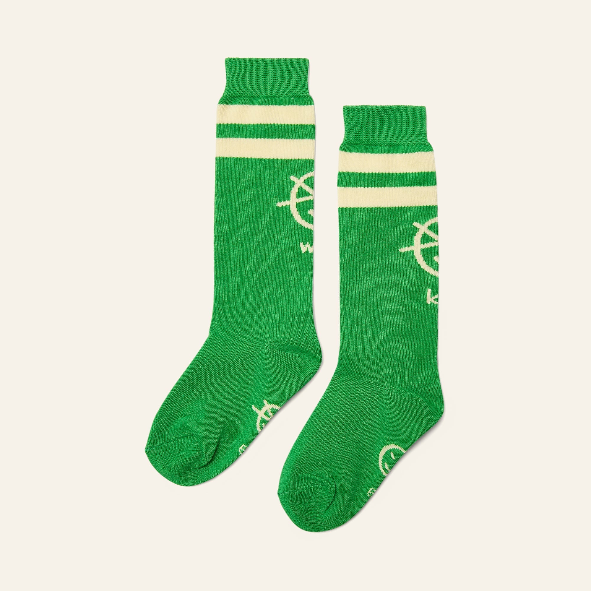 Vela Wynken Sock - Fresh Green / Ecru Wynken