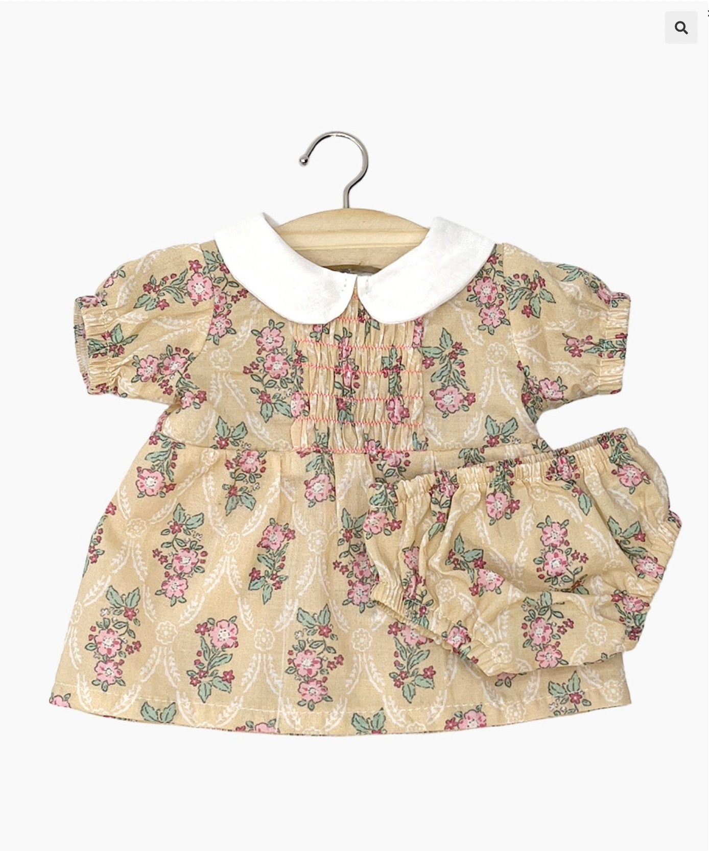 Minikane Vintage set of Germaine smoke dress and Charlotte Séraphine panties Minikane