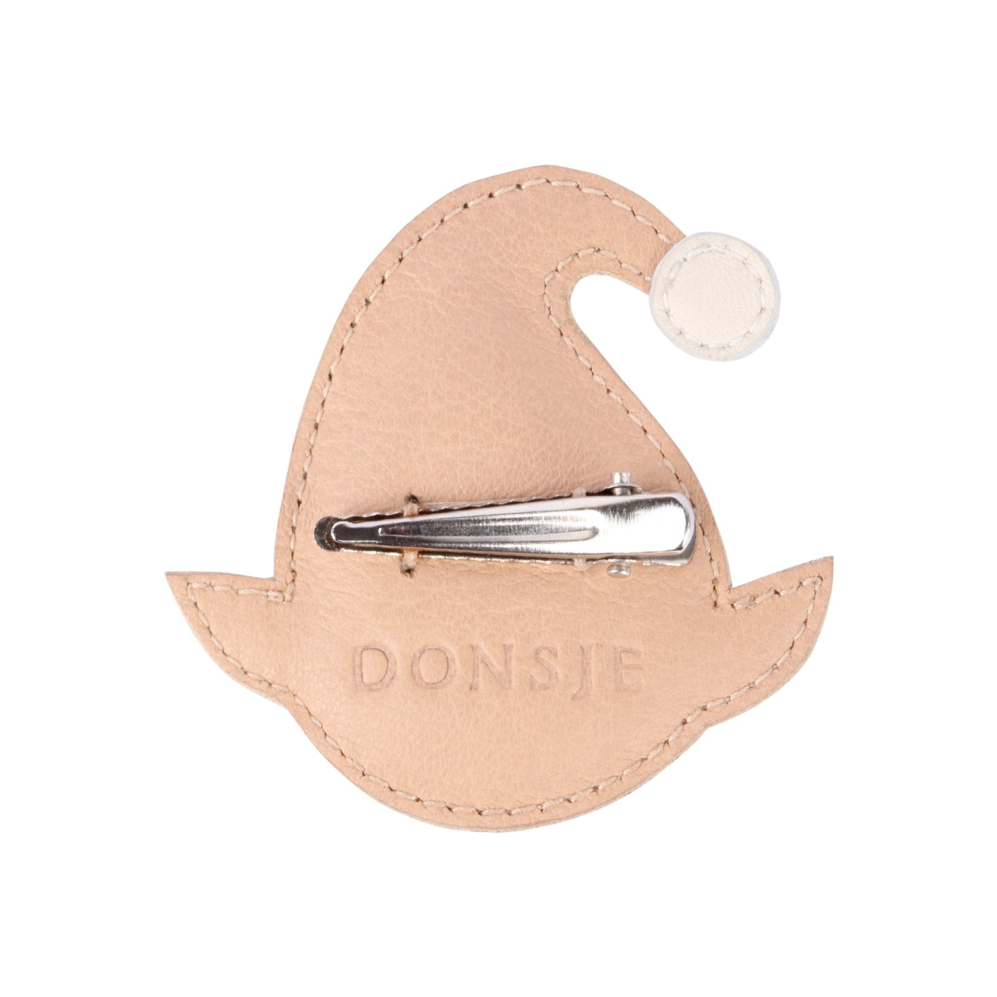 Wonda Hairclip | Elf | Olive Leather Donsje