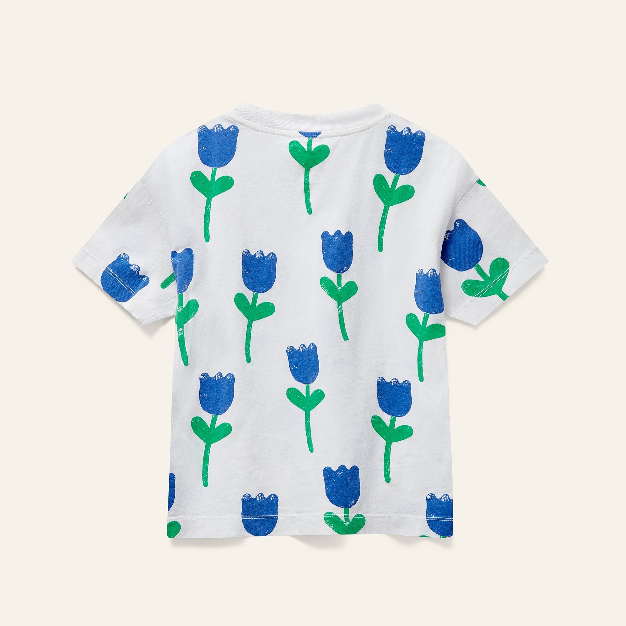 Wynken Kite Tee - Ecru Tulips Wynken