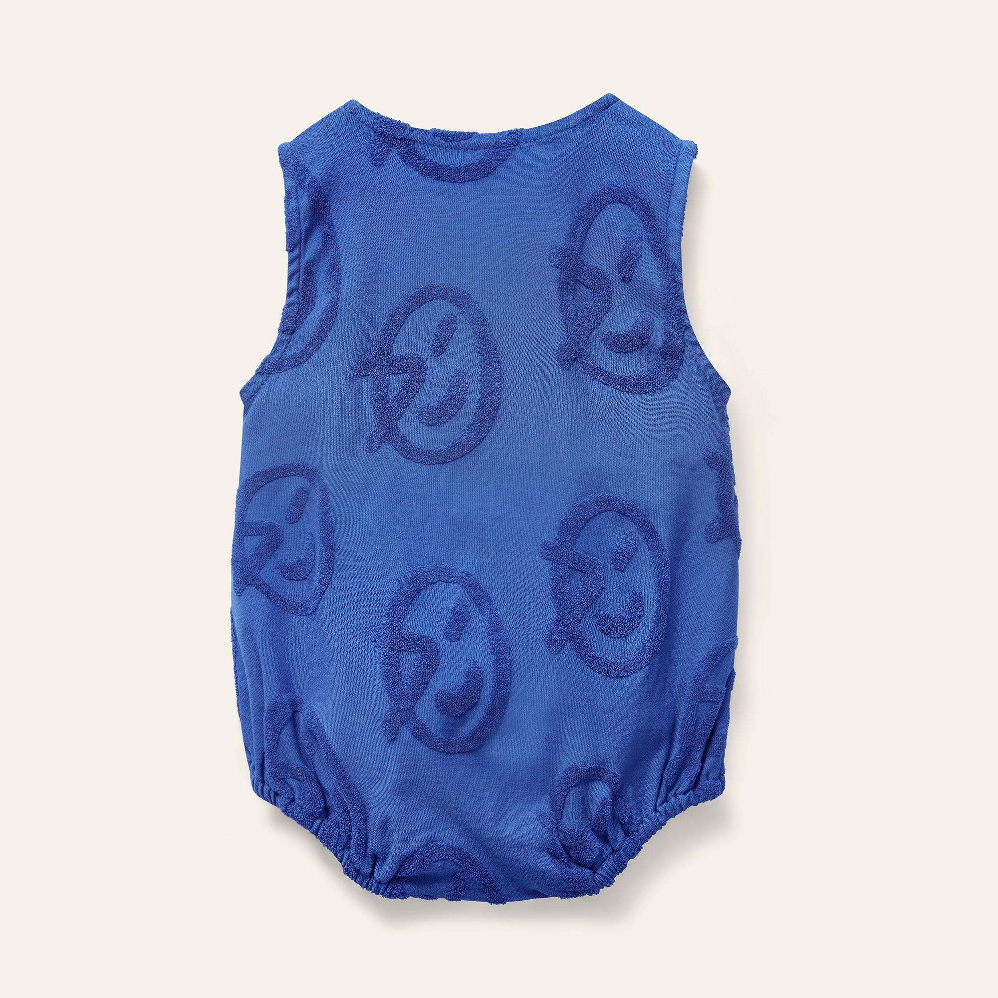 Wynken Mini Jersey Romper - Blue Logo Wynken