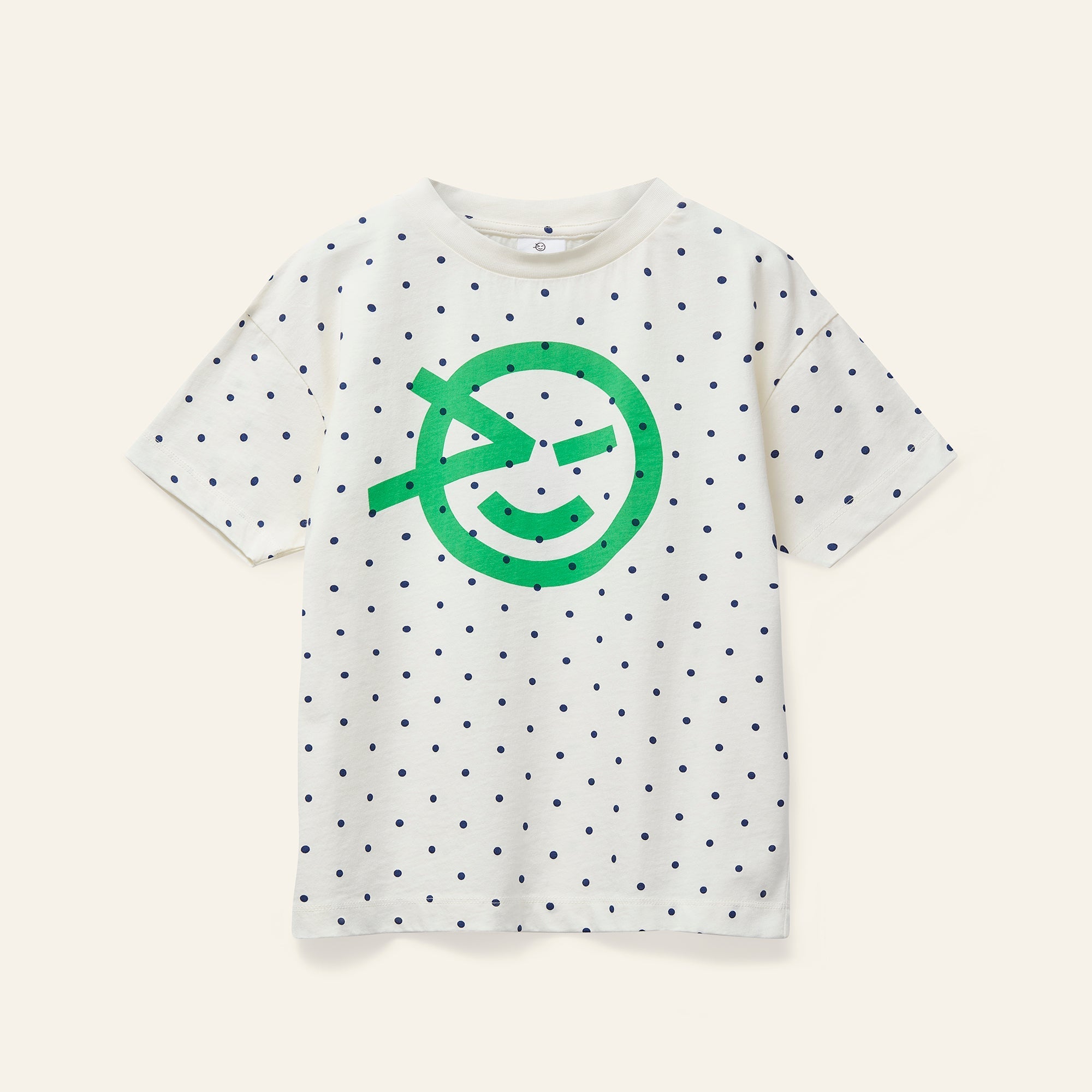 Wynken Tee - Ecru / Fresh Green Wynken