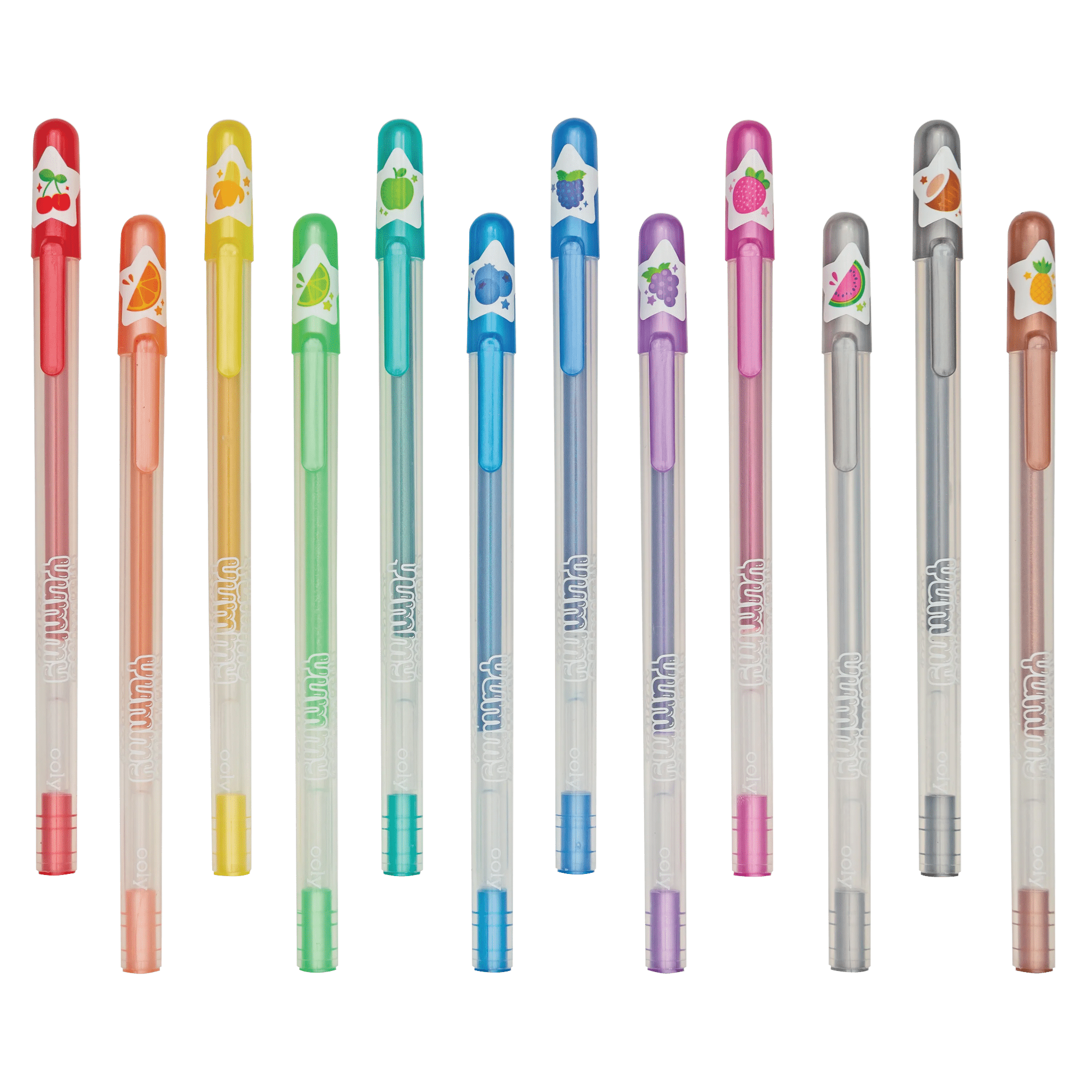 Yummy Yummy Scented Glitter Gel Pens - Set of 12 OOLY