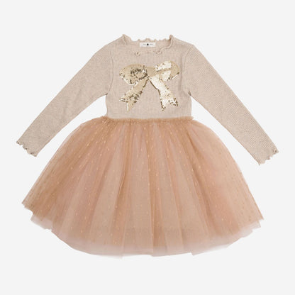 Petite Hailey - Quincy Bow Tutu - Gold