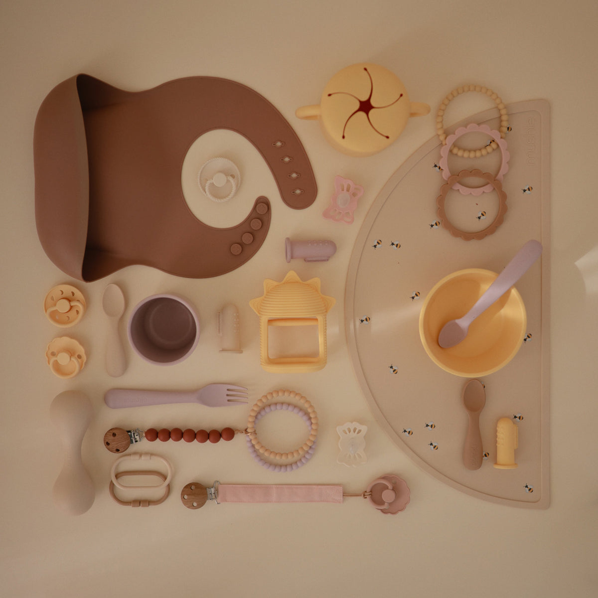 Silicone Baby Bib mushie