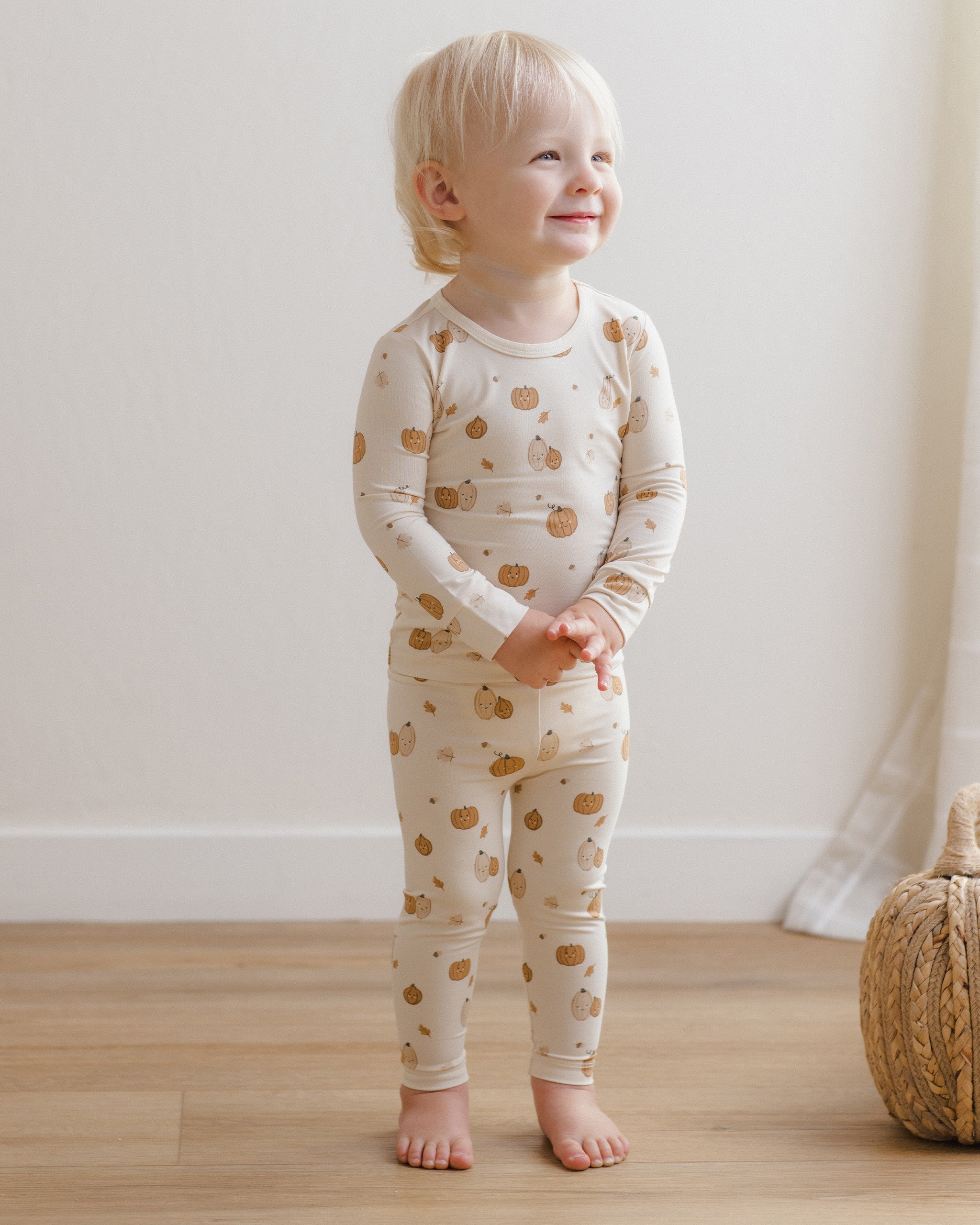 Quincy Mae Bamboo Pajama Set - Harvest Friends - official product image 5