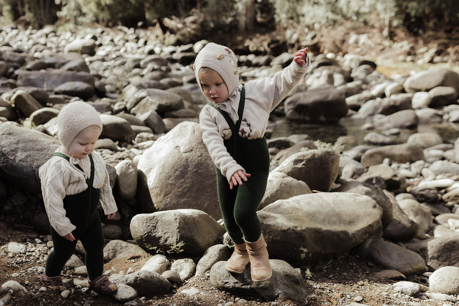 Silly Silas Teddy Dark Forest Green Footed