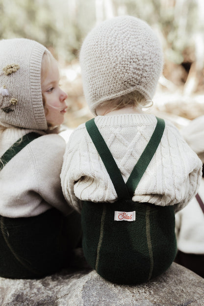 Silly Silas Teddy Dark Forest Green Footed